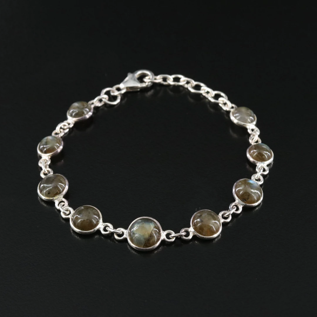 Sterling Labradorite Bracelet