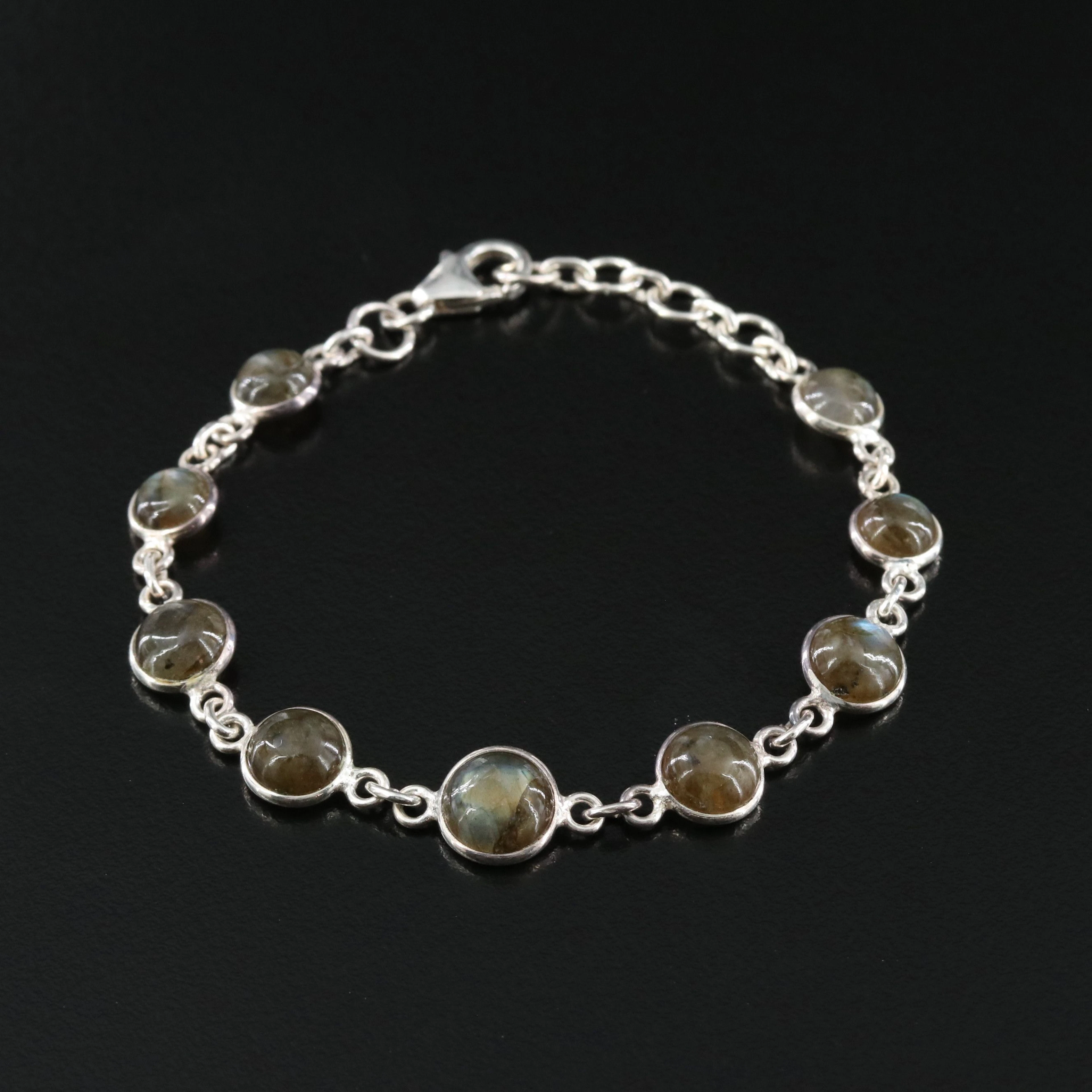 Sterling Labradorite Bracelet