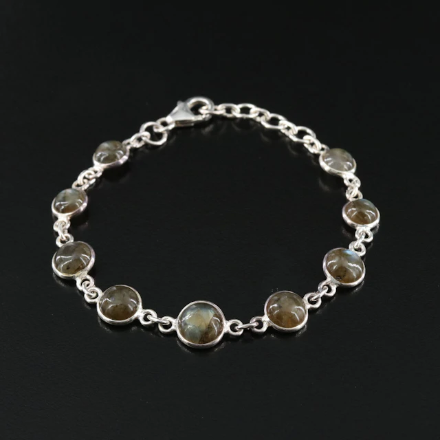 Sterling Labradorite Bracelet