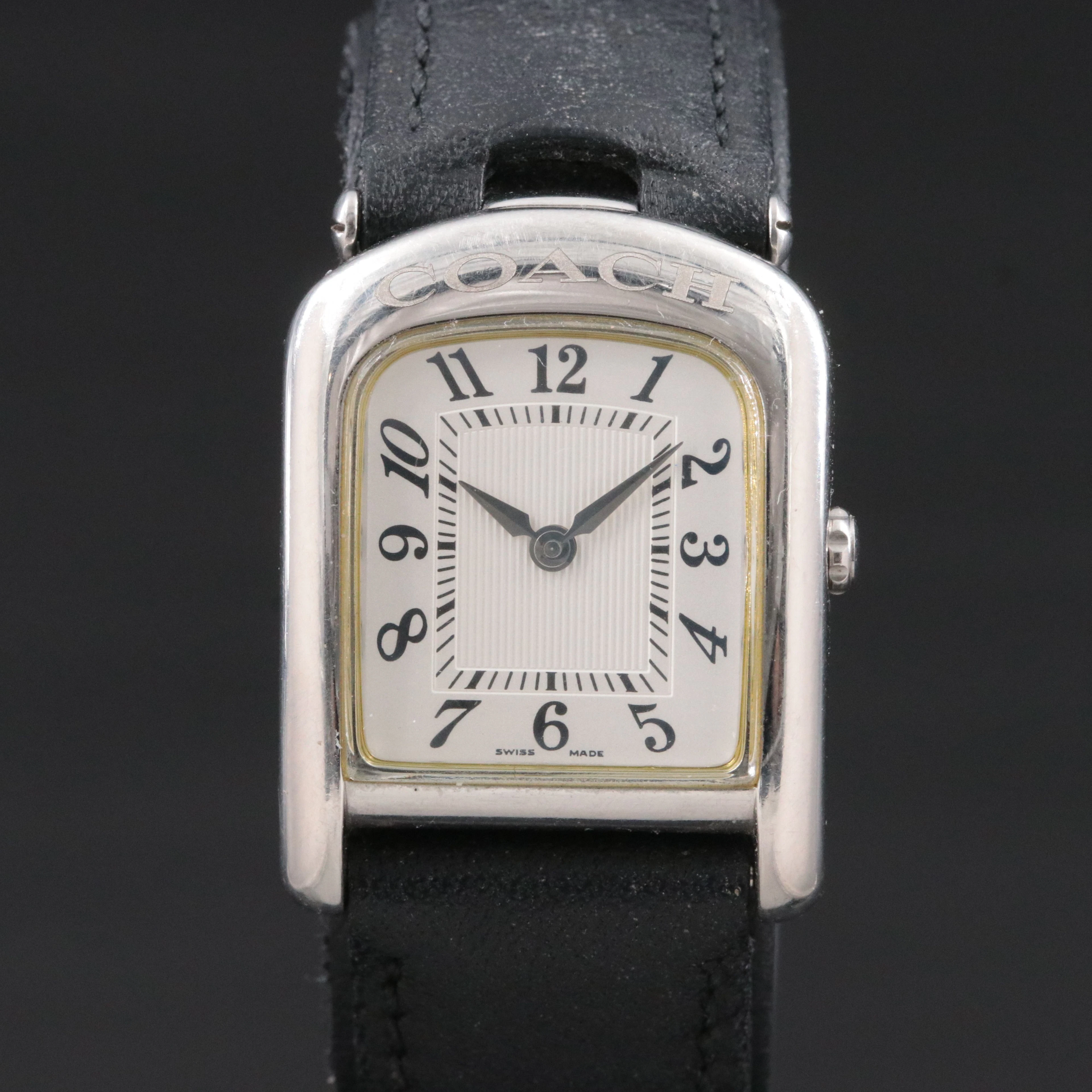 Coach Stainless Steel 1990`s Quartz Watch Ref. W022
