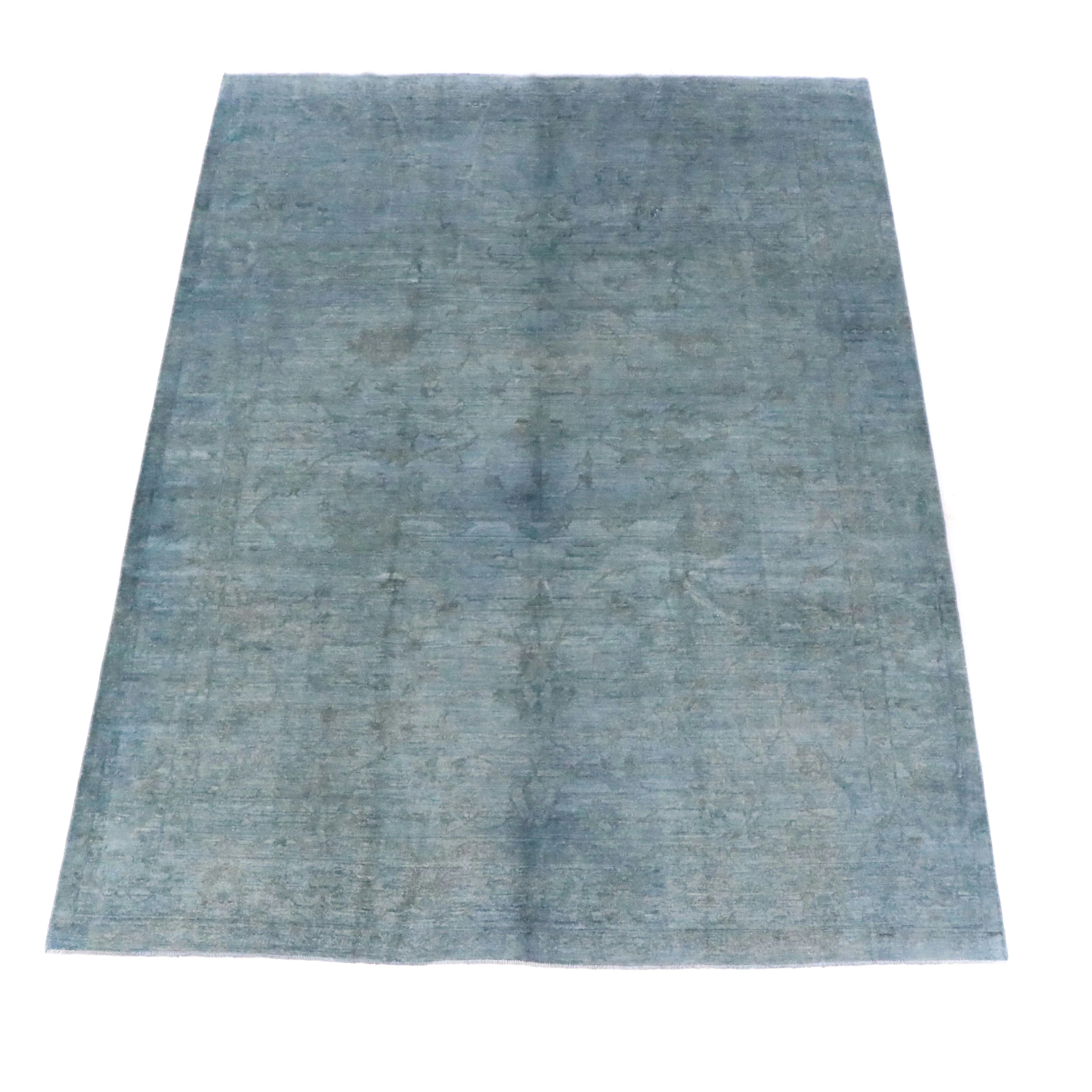 8'8 x 11'6 Hand-Knotted Turkish Anatolian Overdyed Area Rug