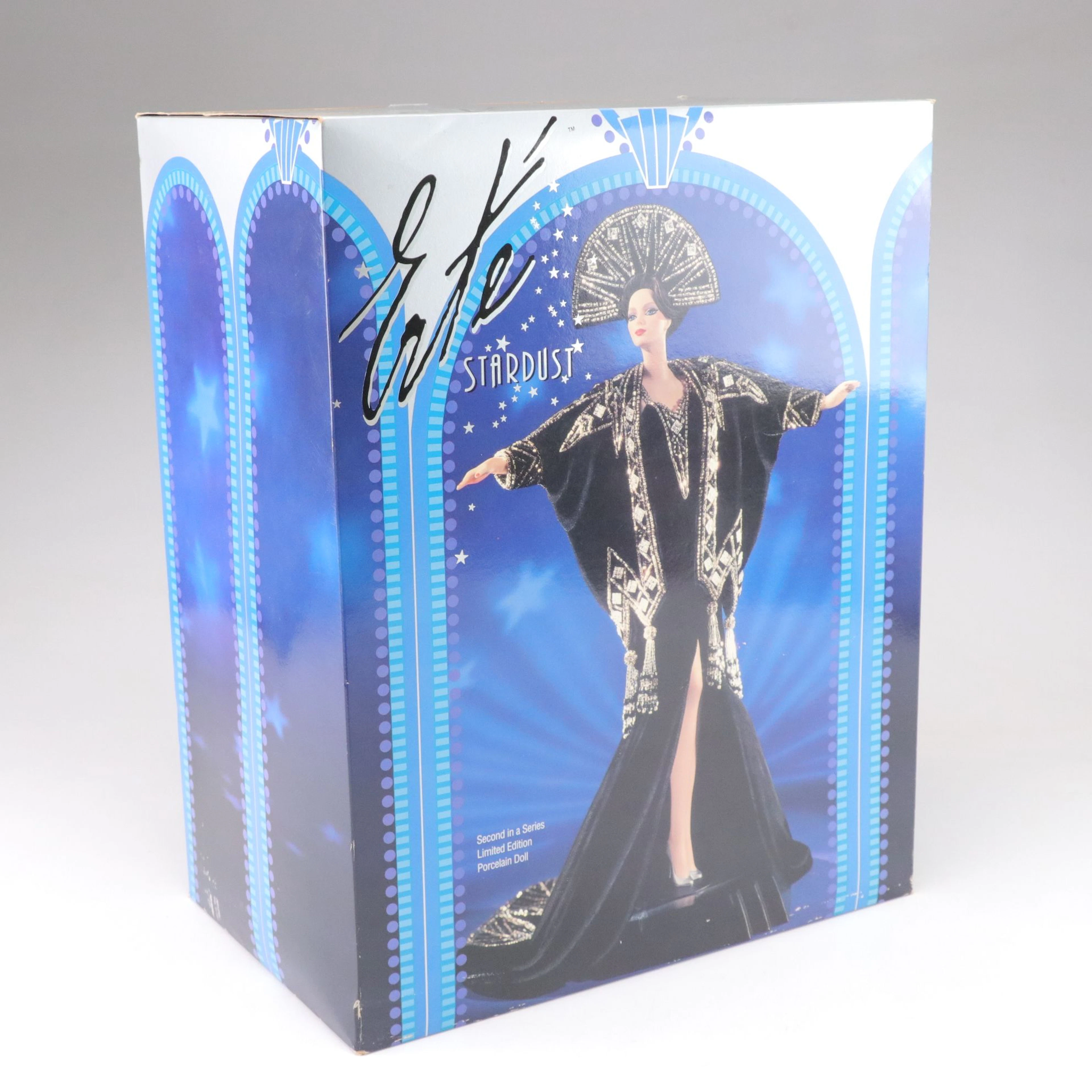 Second Edition Mattel Erte Stardust Porcelain Barbie Doll