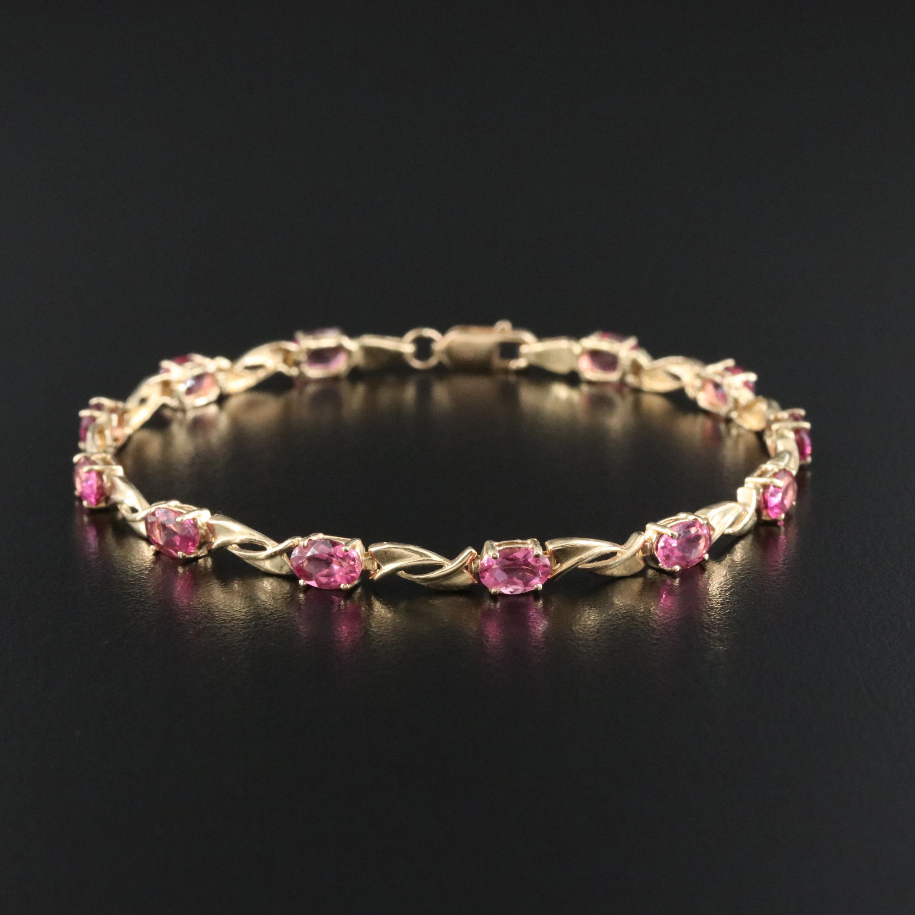 14K Tourmaline Bracelet
