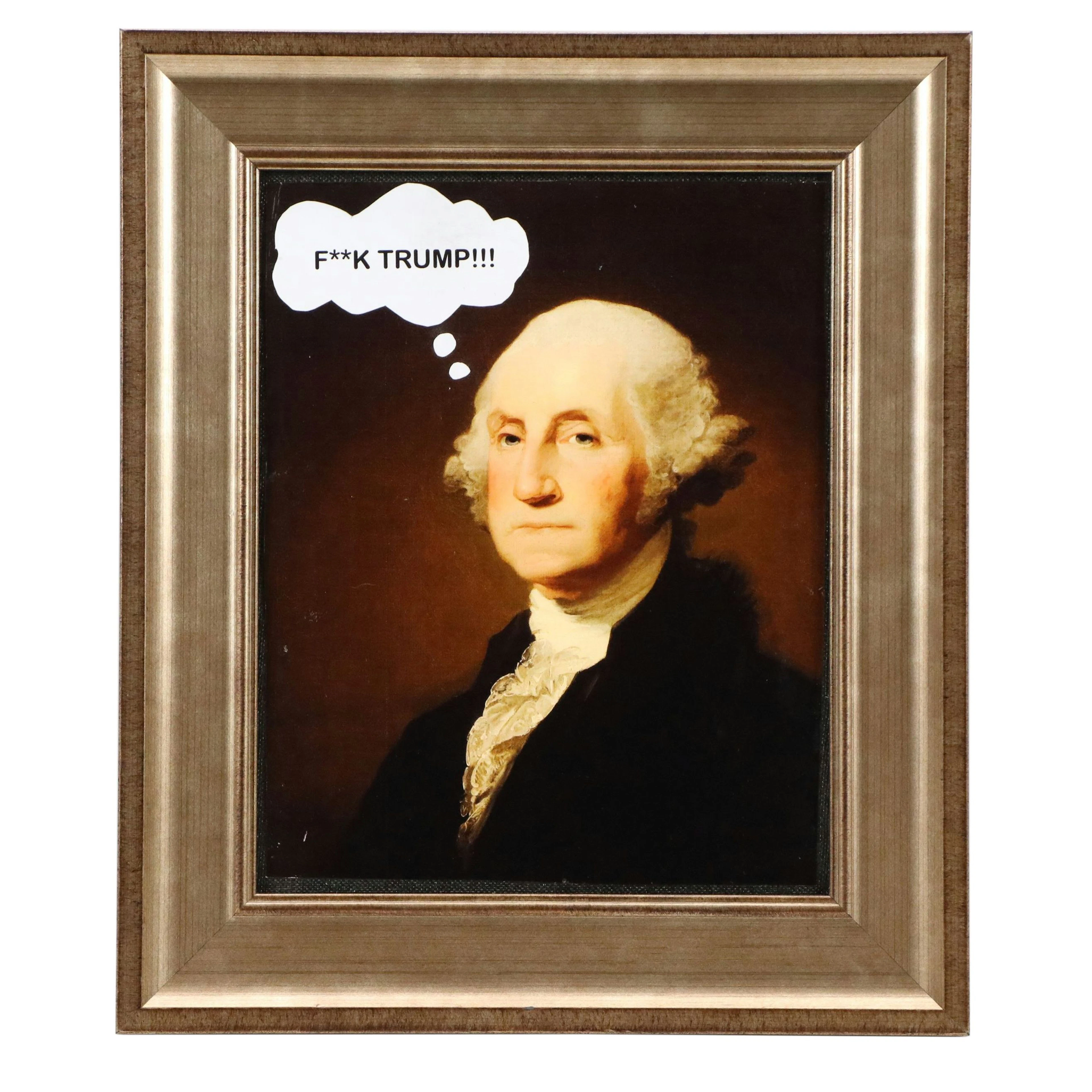 Collaged Giclée of George Washington "I Cannot Tell a Lie," 2026