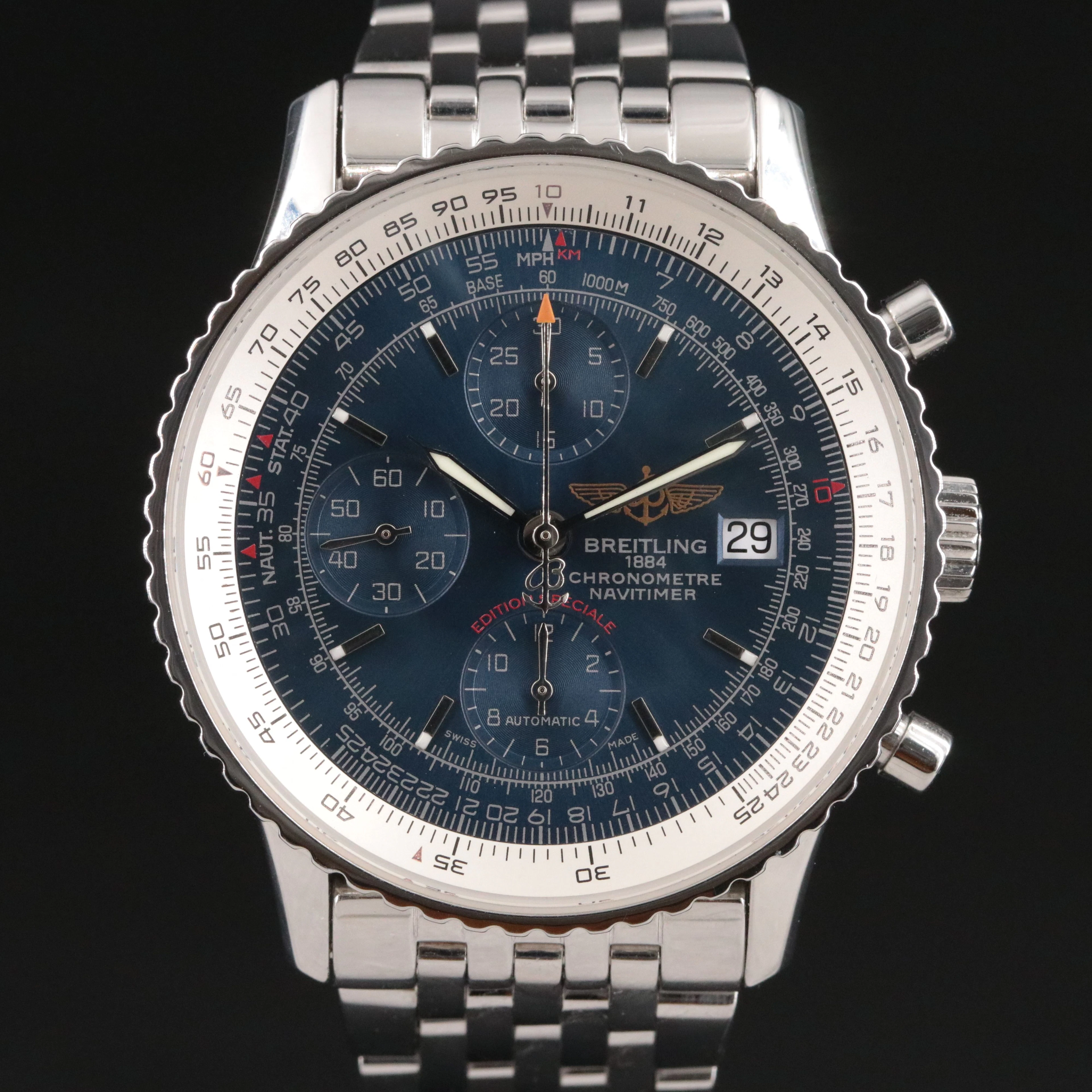 Breitling Navitimer Heritage Special Edition Steel Automatic Model A13324 Watch