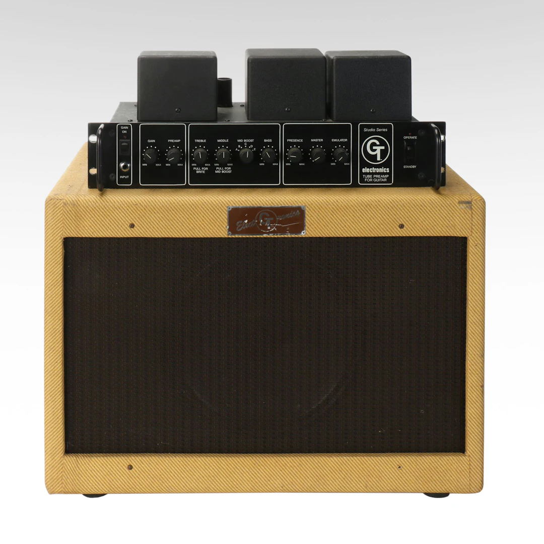 GT Electronics Studio Series Rackmount Tube Preamp with Cabinet