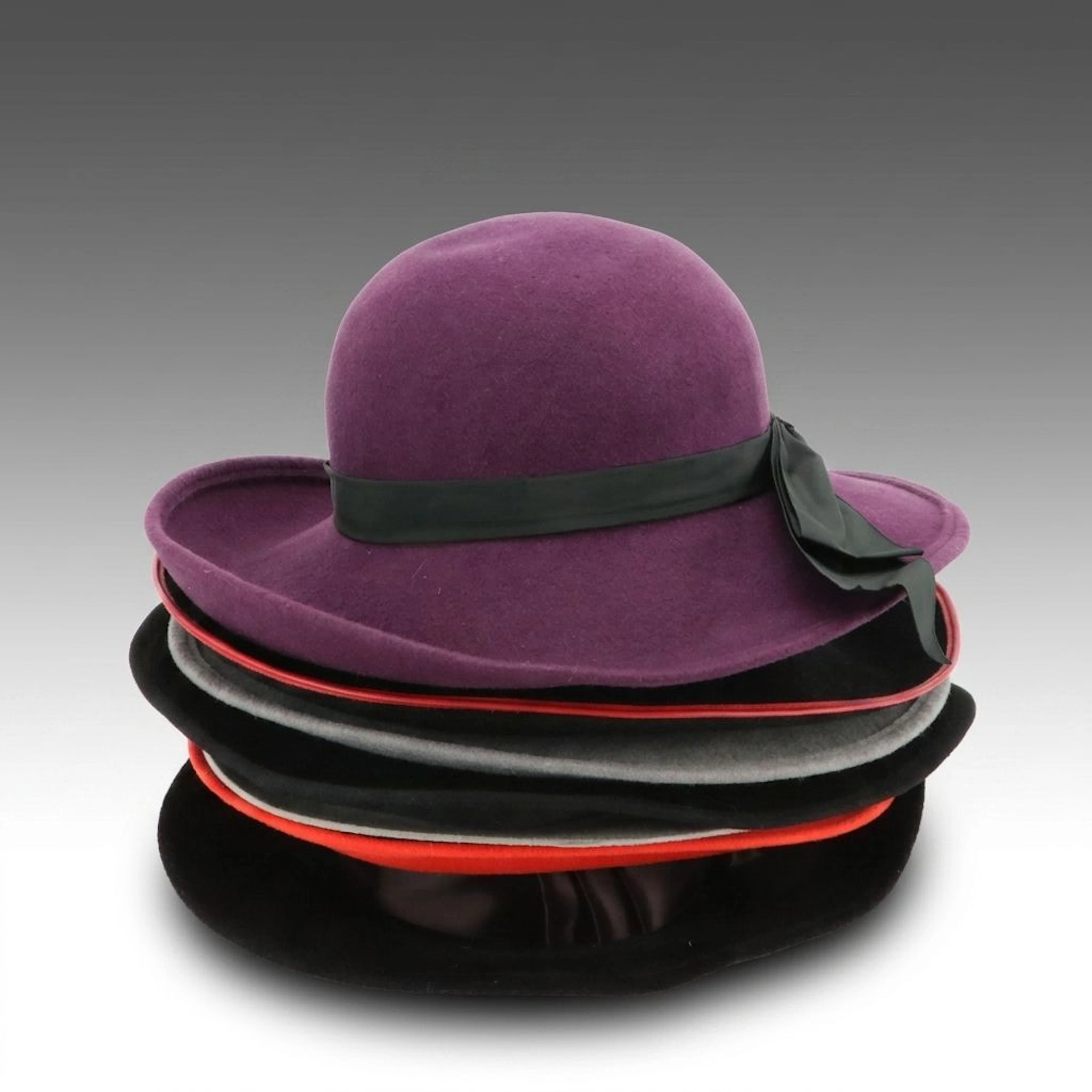 Halston and Other Felt Fedoras with David and Other Wide Brim Felt Hats