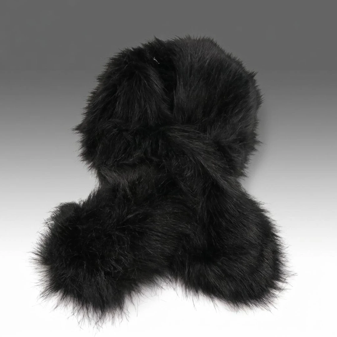 Donna Salyers Fabulous Furs Faux Fur Keyhole Scarf with Box