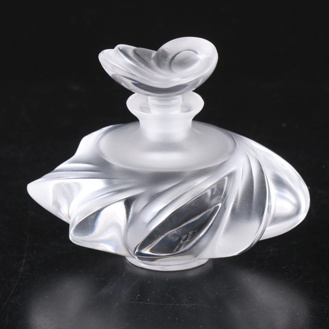 Lalique "Samoa" Frosted Crystal Perfume Bottle