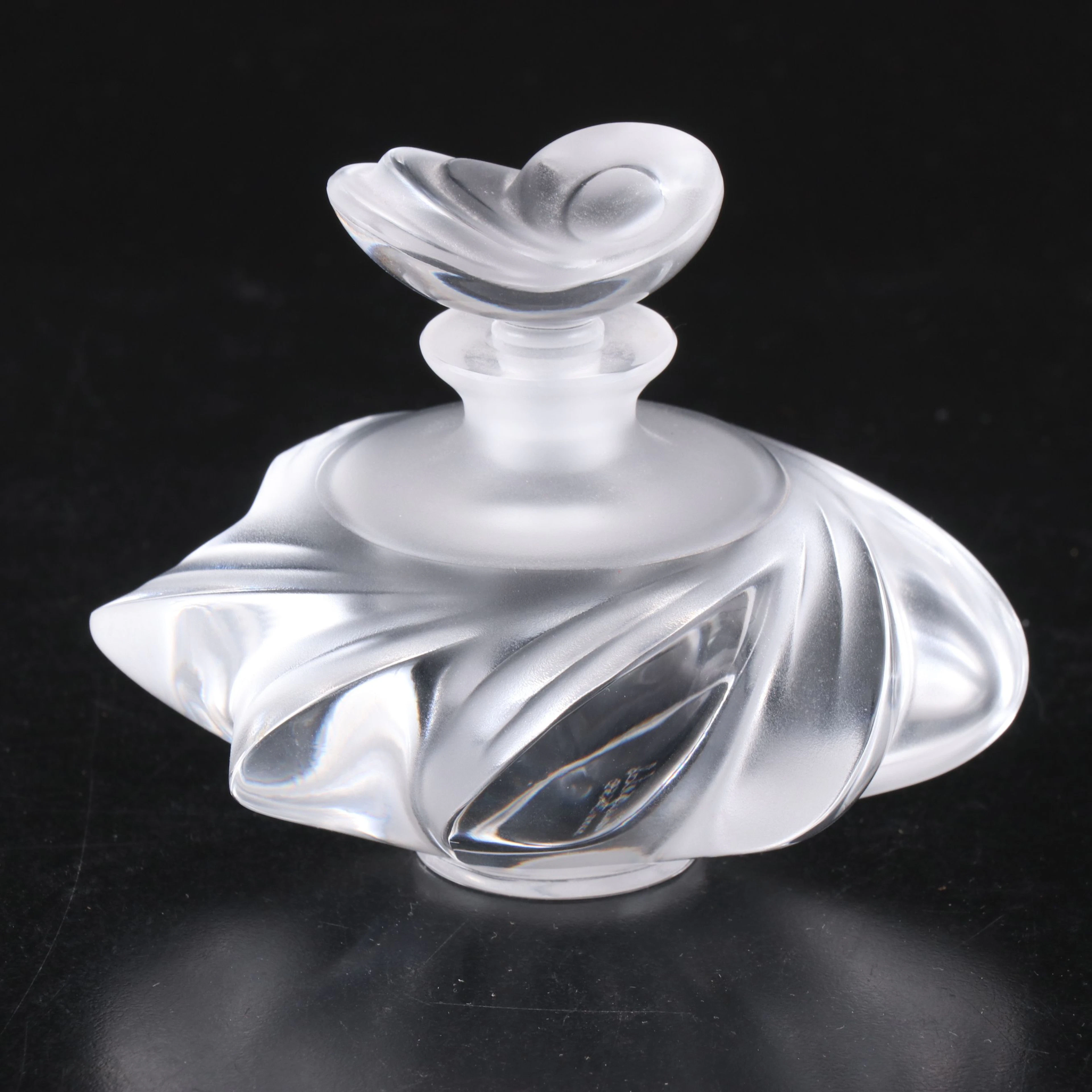 Lalique "Samoa" Frosted Crystal Perfume Bottle