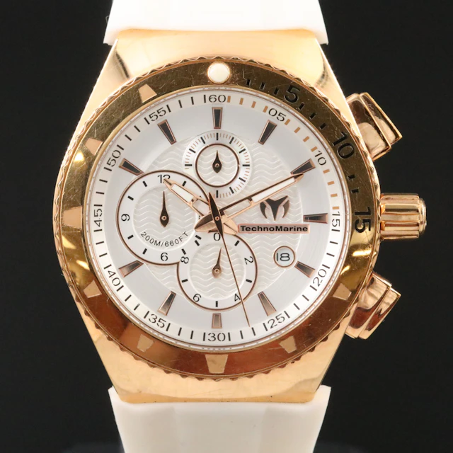 TechnoMarine Cruise Gold Tone Chronograph Watch #110050