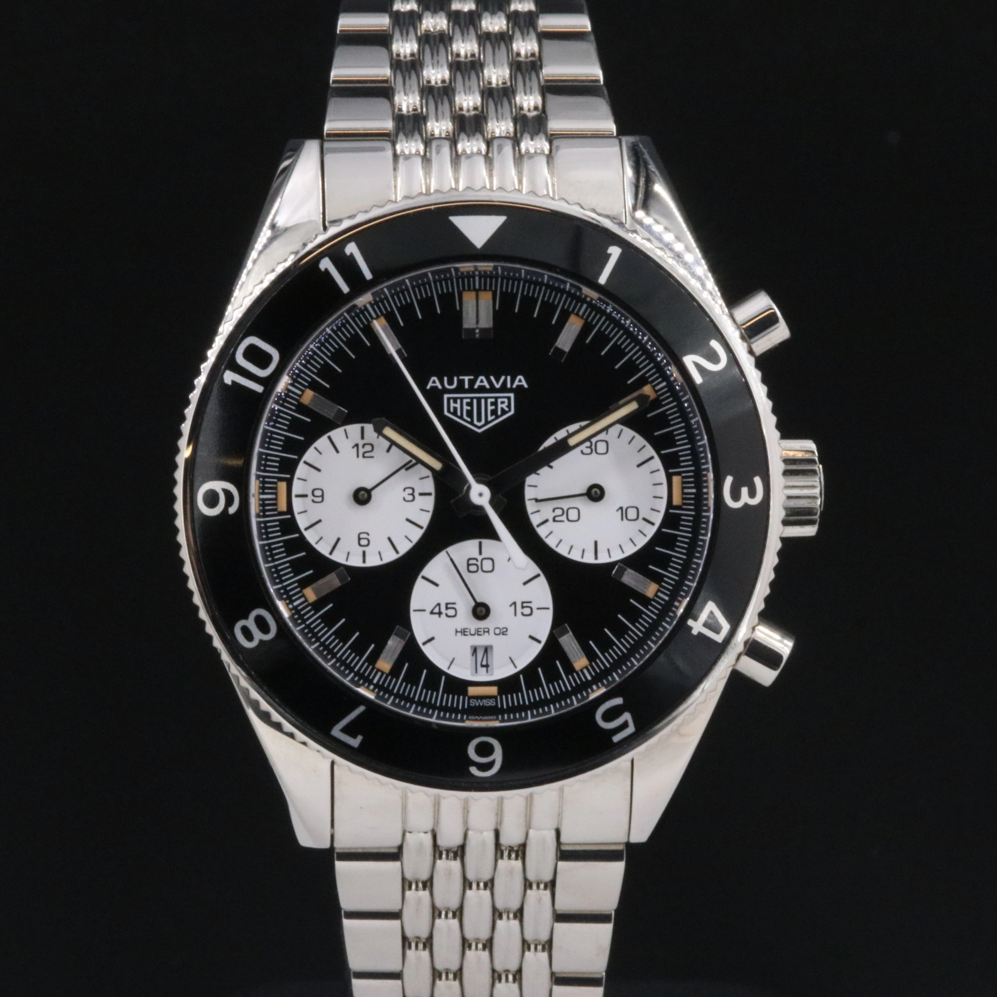 TAG Heuer Autavia Heritage Calibre Heuer 02 Chronograph Watch