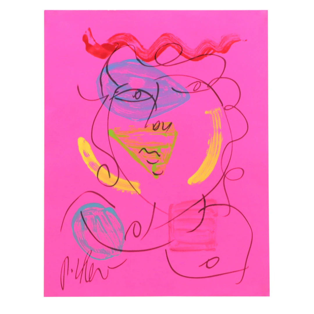 Peter Keil Abstract Mixed Media Portrait