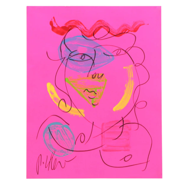 Peter Keil Abstract Mixed Media Portrait