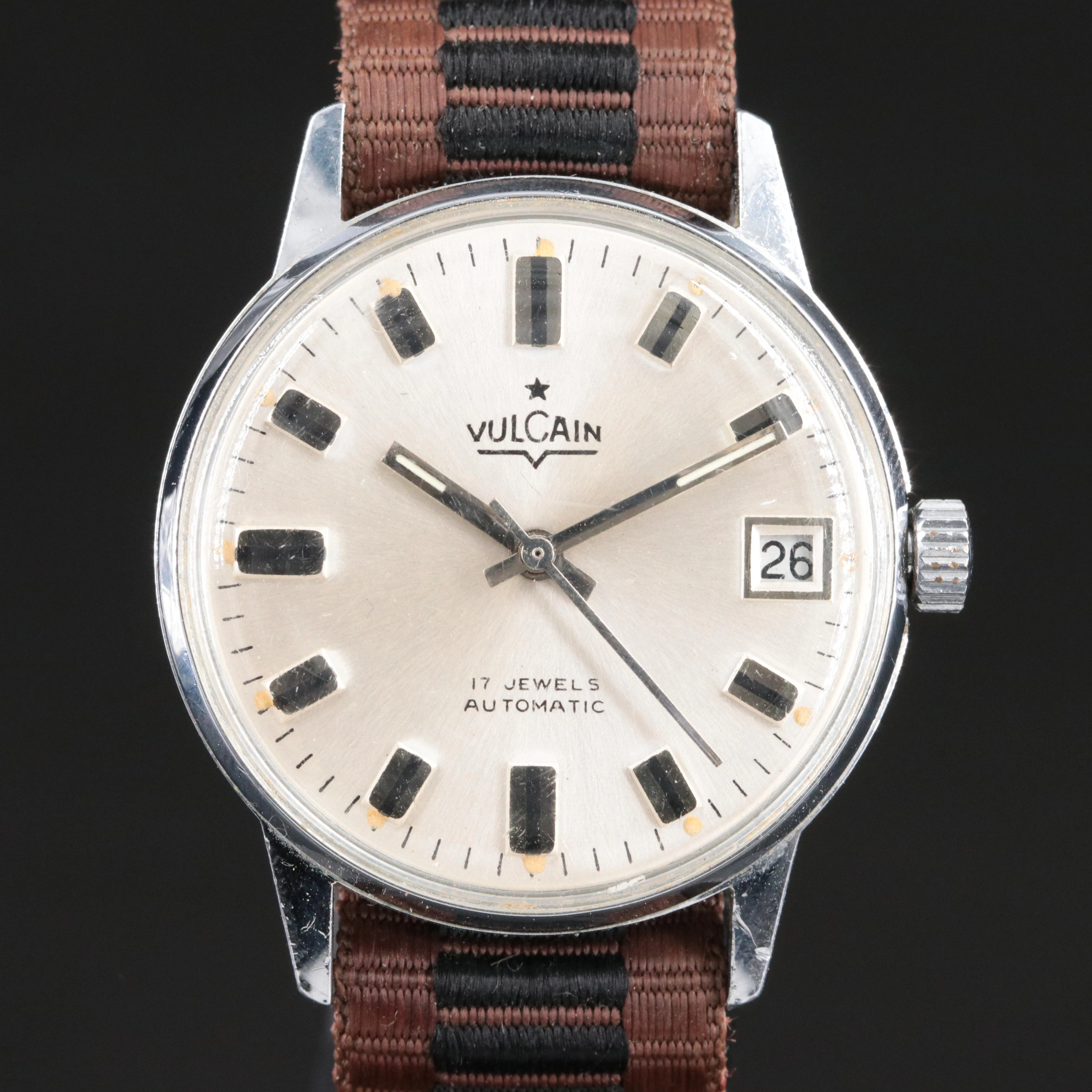 Vulcain Classic Silver-Tone Automatic Watch