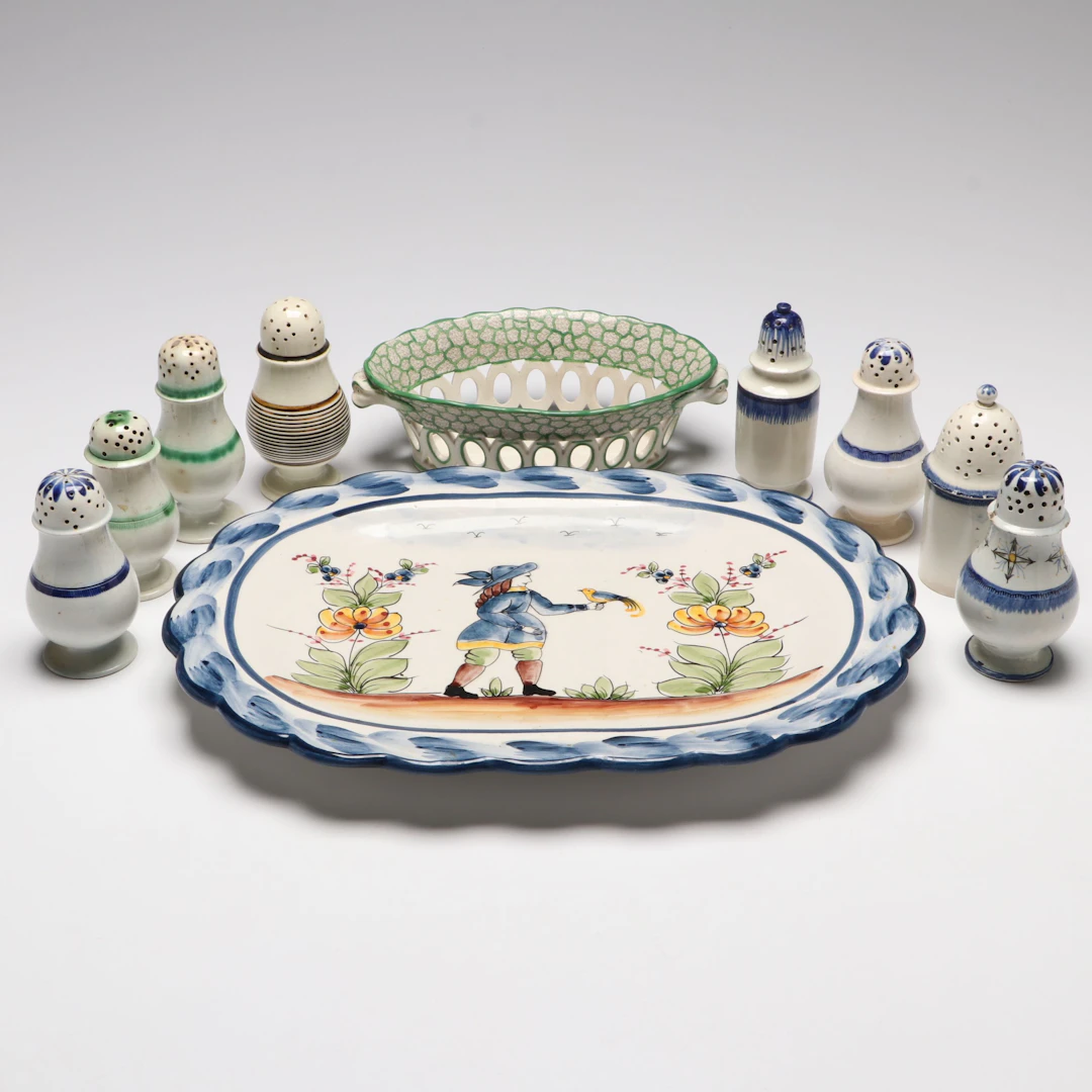 Jay Willfred Ceramic Braid Edge Tray and More Ceramic Table Accessories