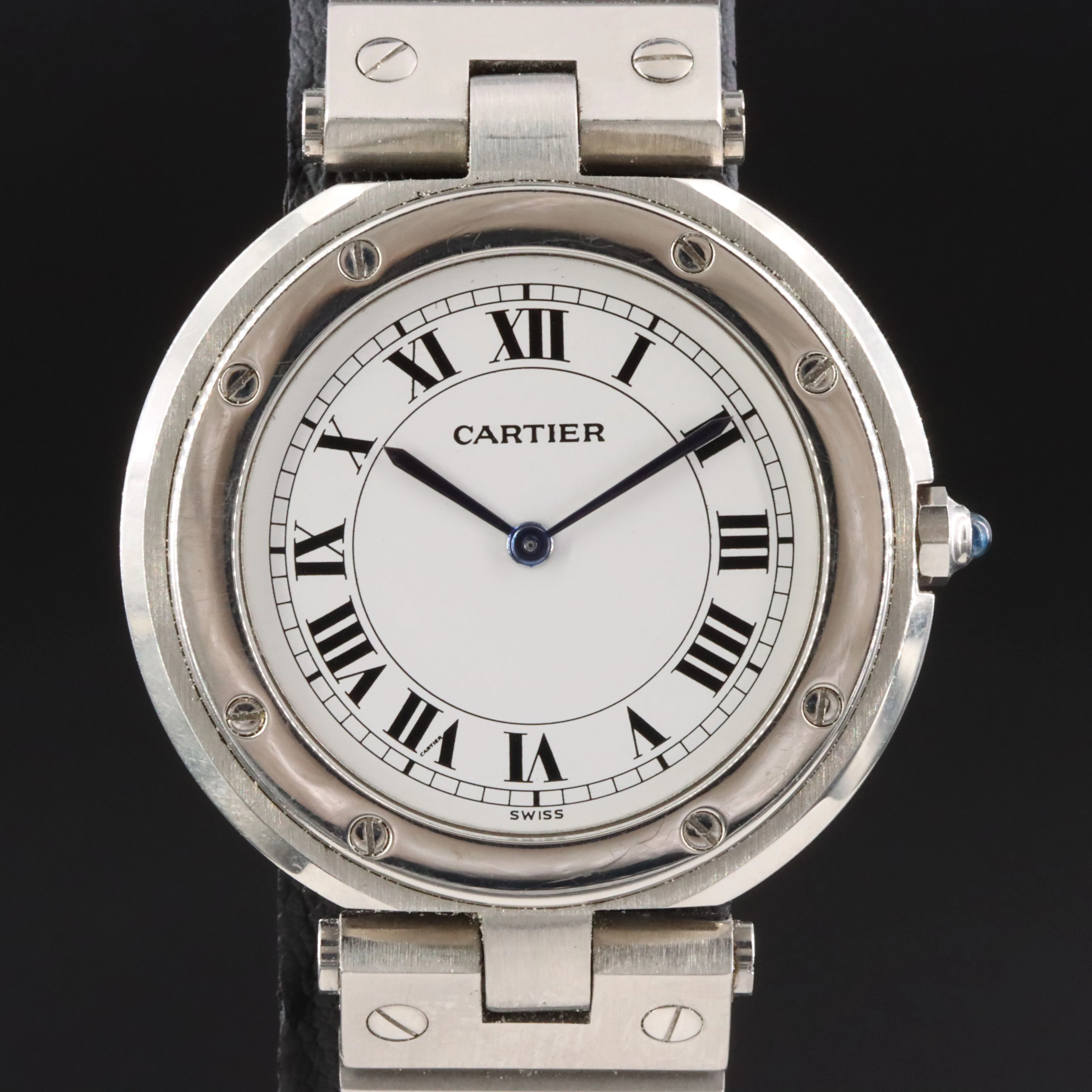 Cartier Santos de Cartier Vendome Ronde Steel Quartz Model 81925 Watch
