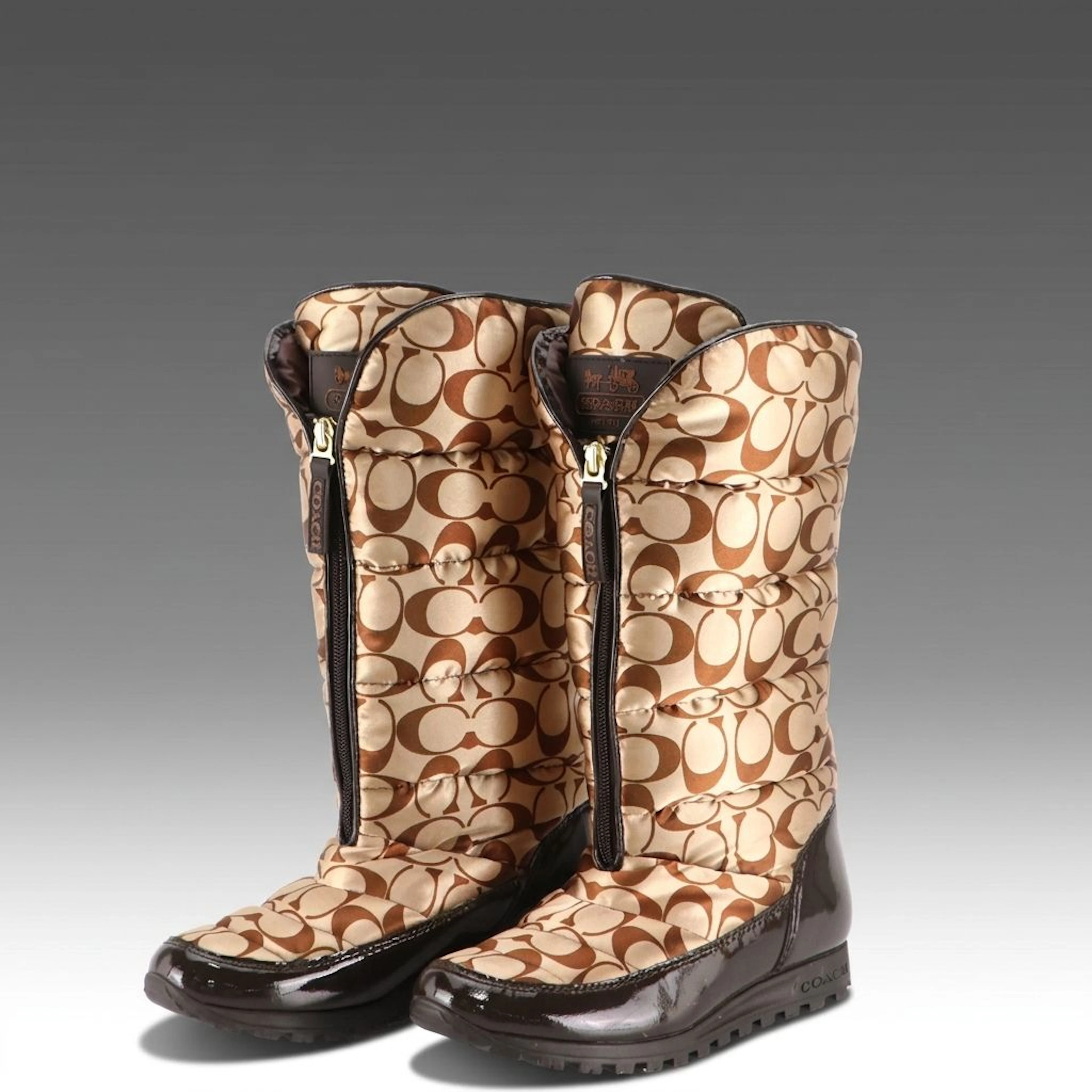 Coach Jolt Signature Puffer Snow Boots