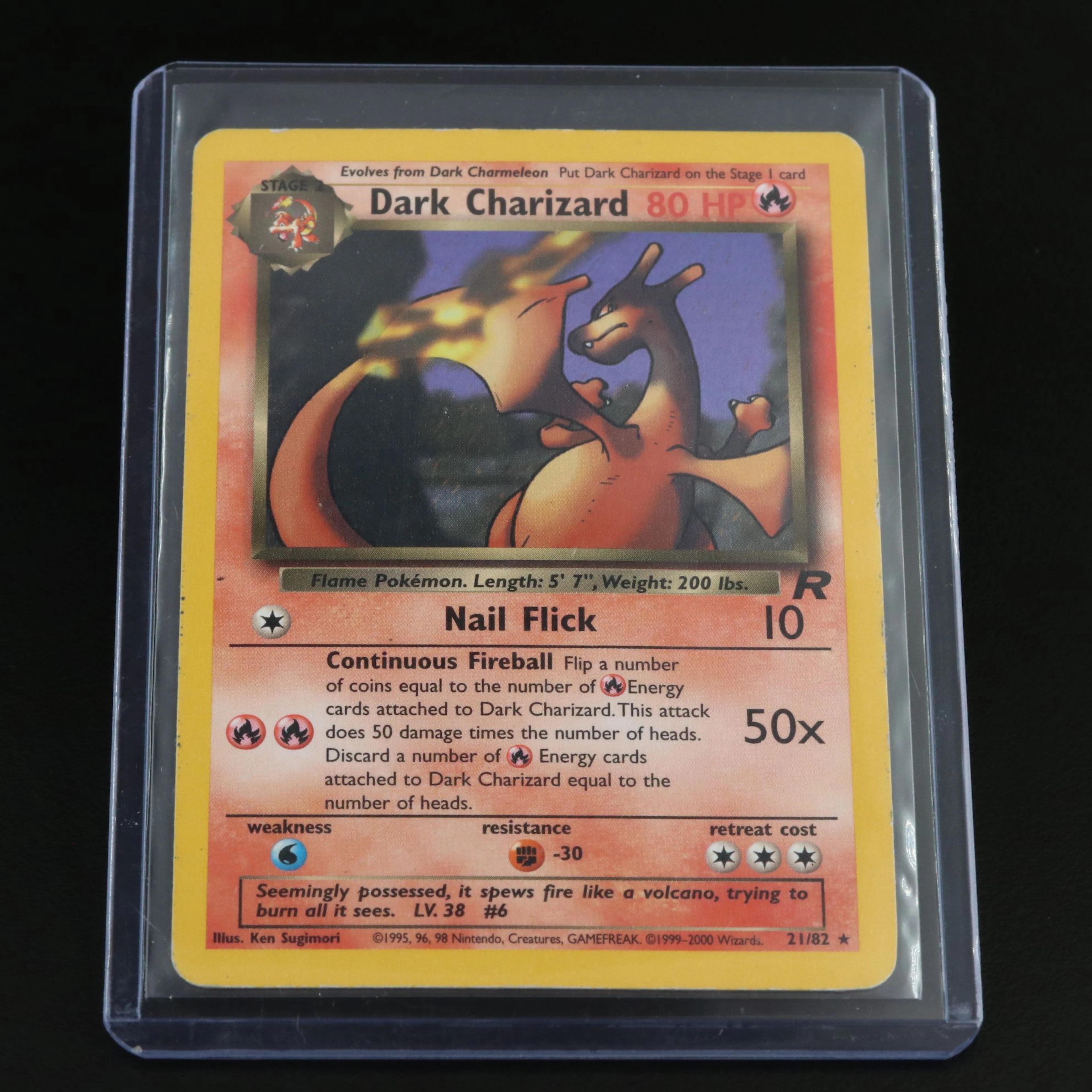 Team Rocket Dark Charizard Pokémon Card