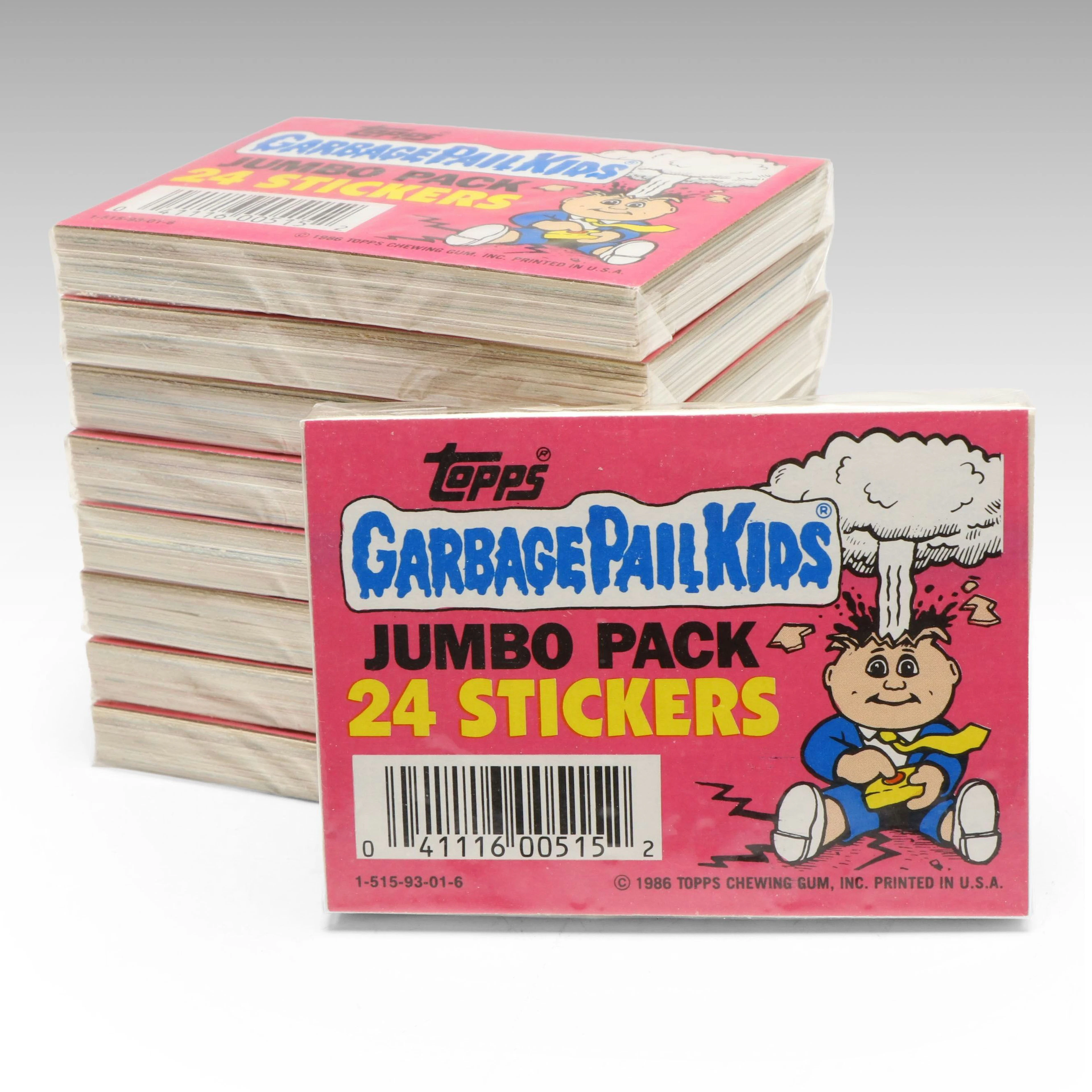 Topps Garbage Pail Kids Jumbo Pack Stickers