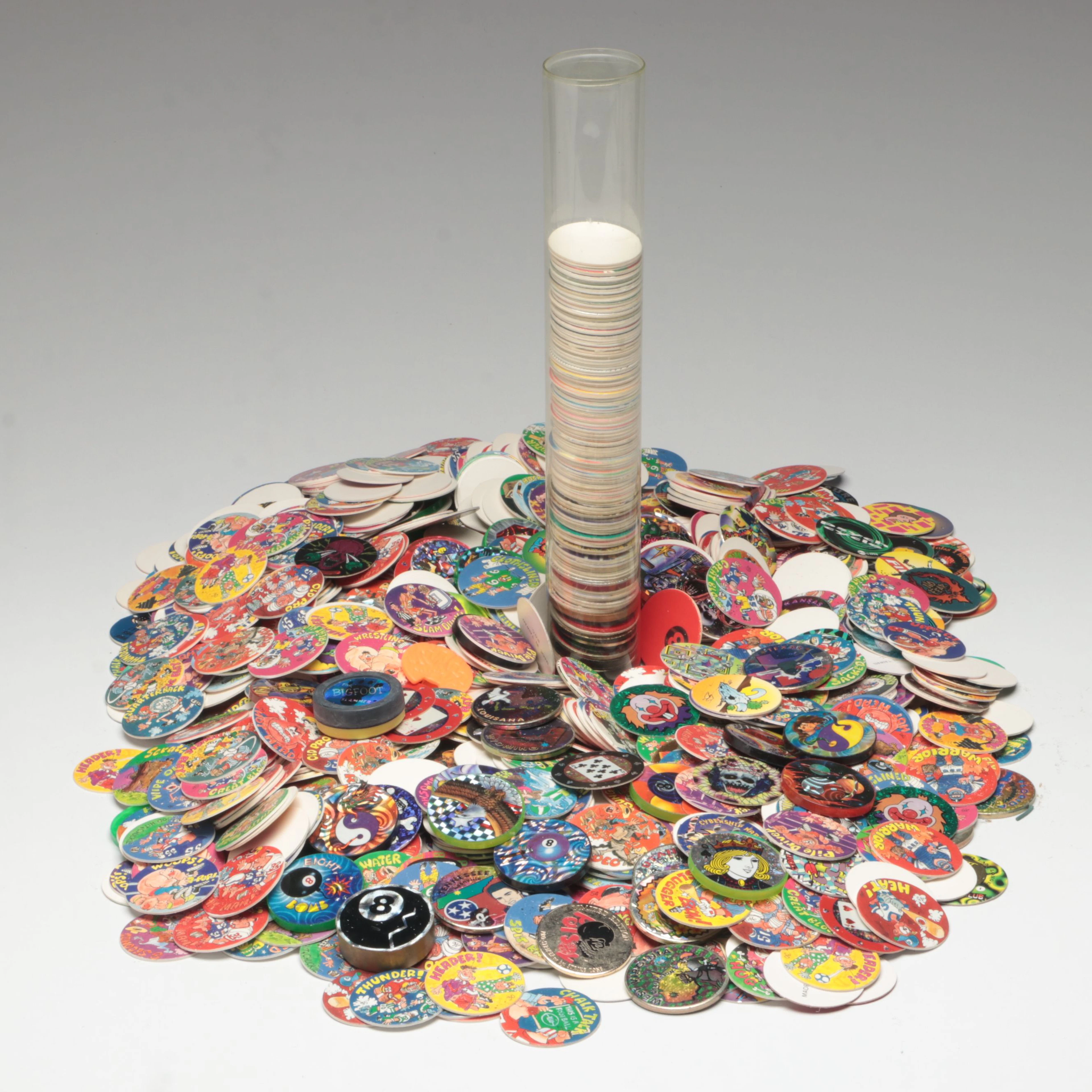 Disney, "Beavis and Butthead" and More Collectible Pogs, Late 20th Century