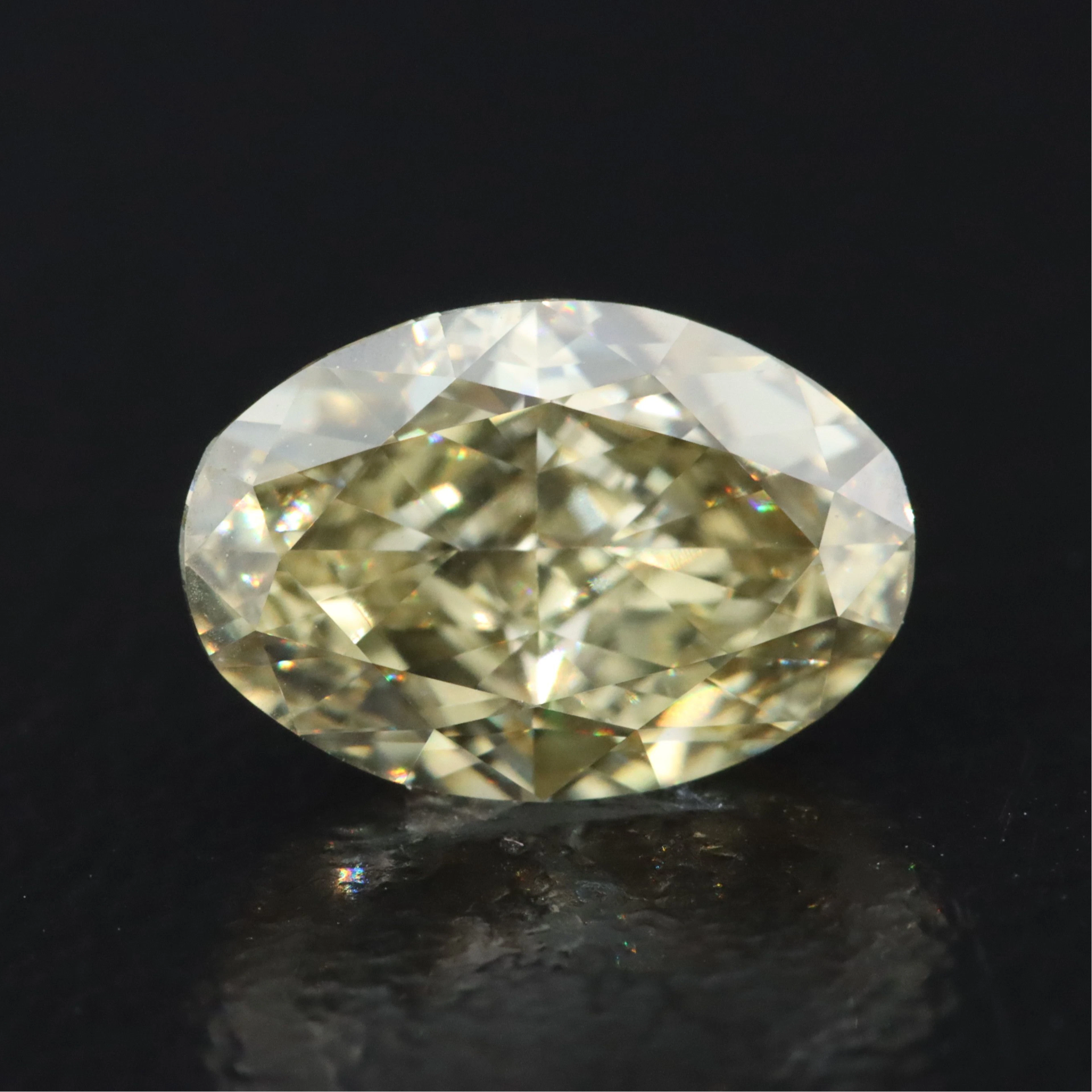 Loose 2.04 CT Fancy Yellow Lab Grown Diamond