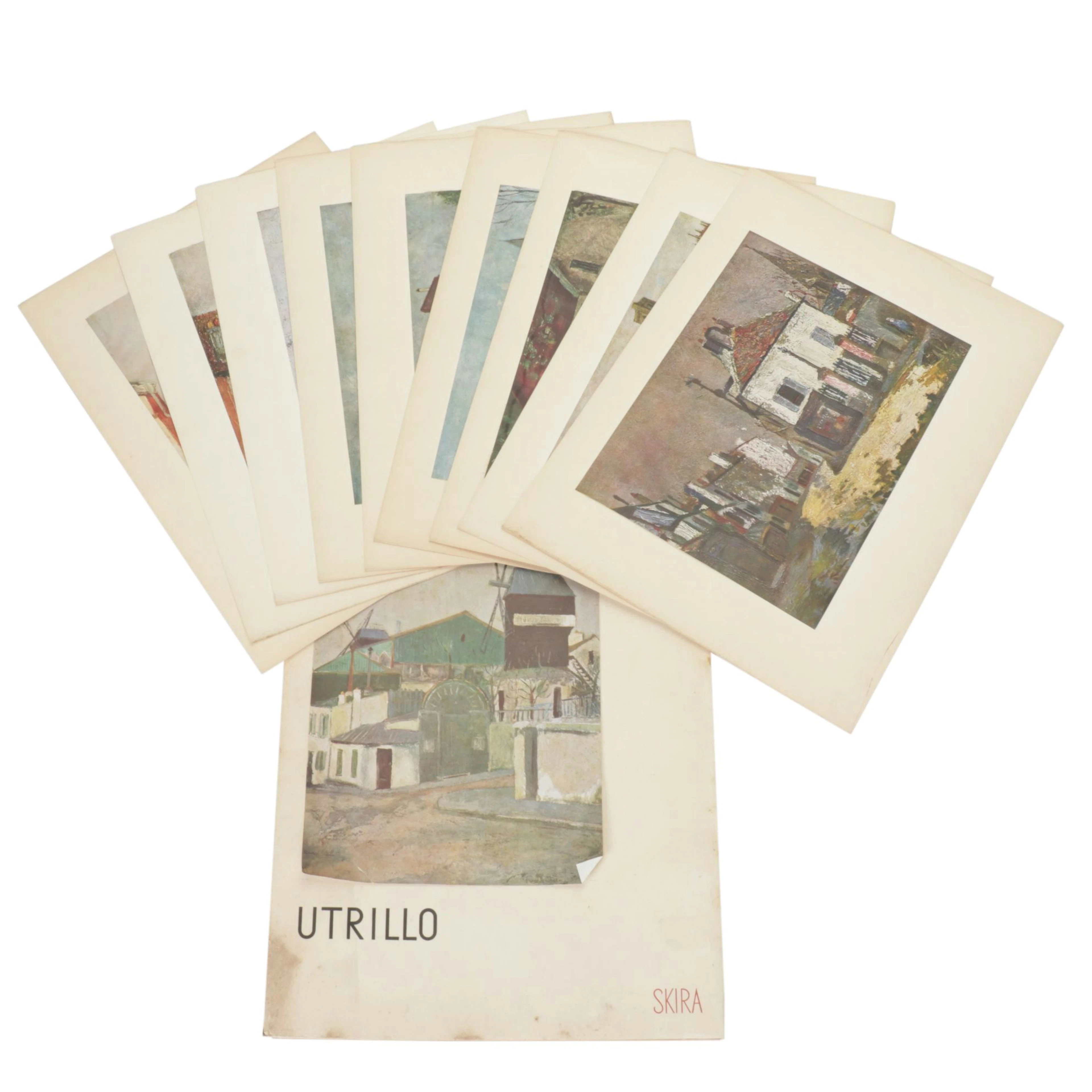 "Utrillo: Masterpieces of French Painting" Offset Lithograph Book by Skira