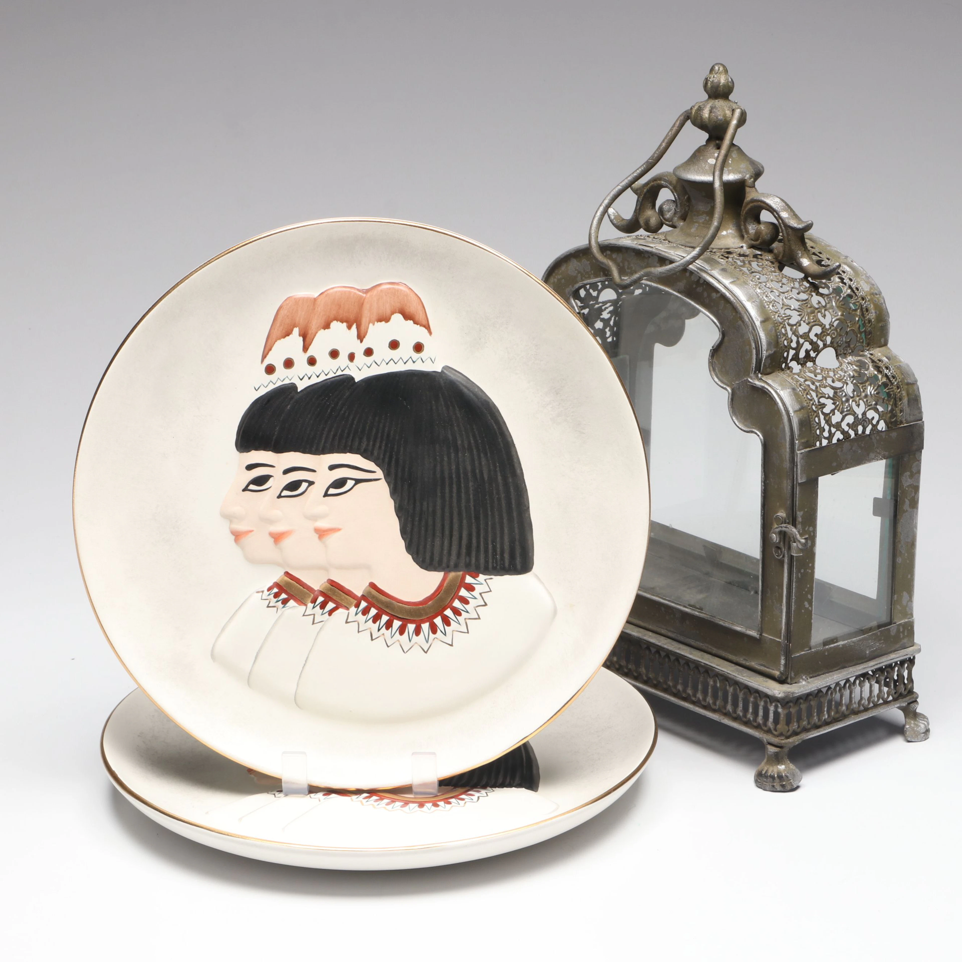 Pennington Pottery "Three Dancers of Ancient Egypt" Collector Plates and More