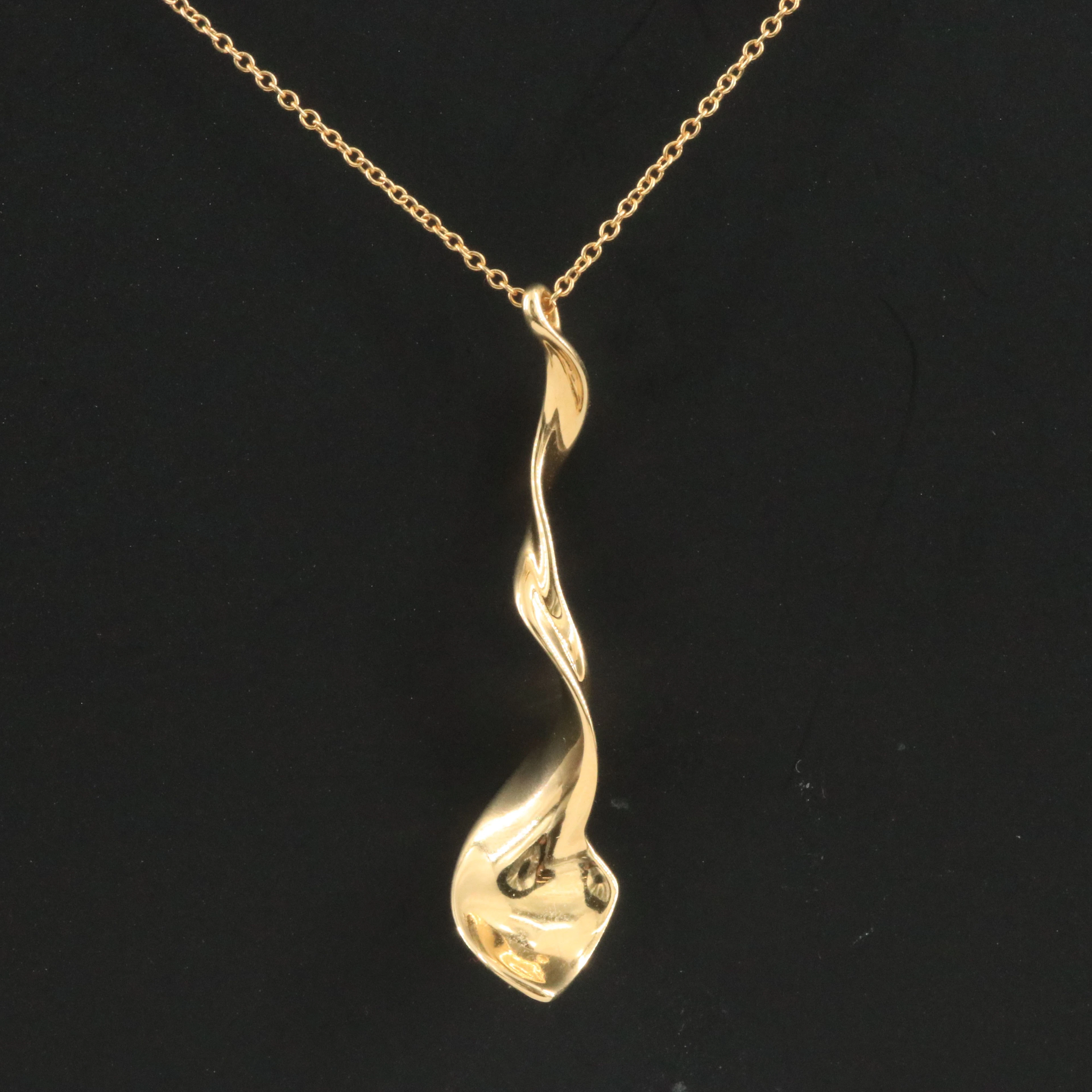 Frank Gehry for Tiffany & Co. 18K Orchid Twist Necklace