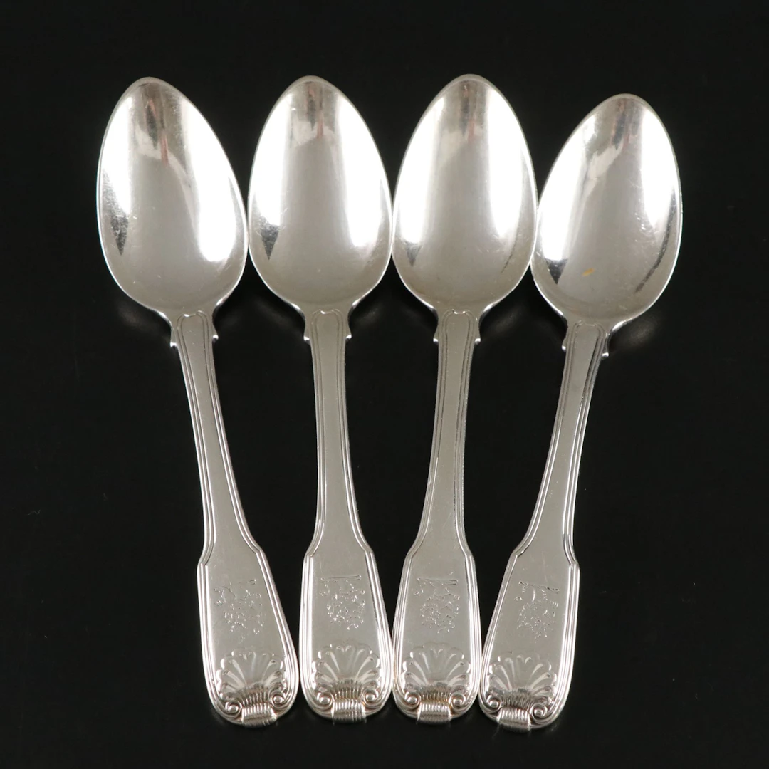 Thomas Barker Sterling Silver Spoons, Early 19th Century