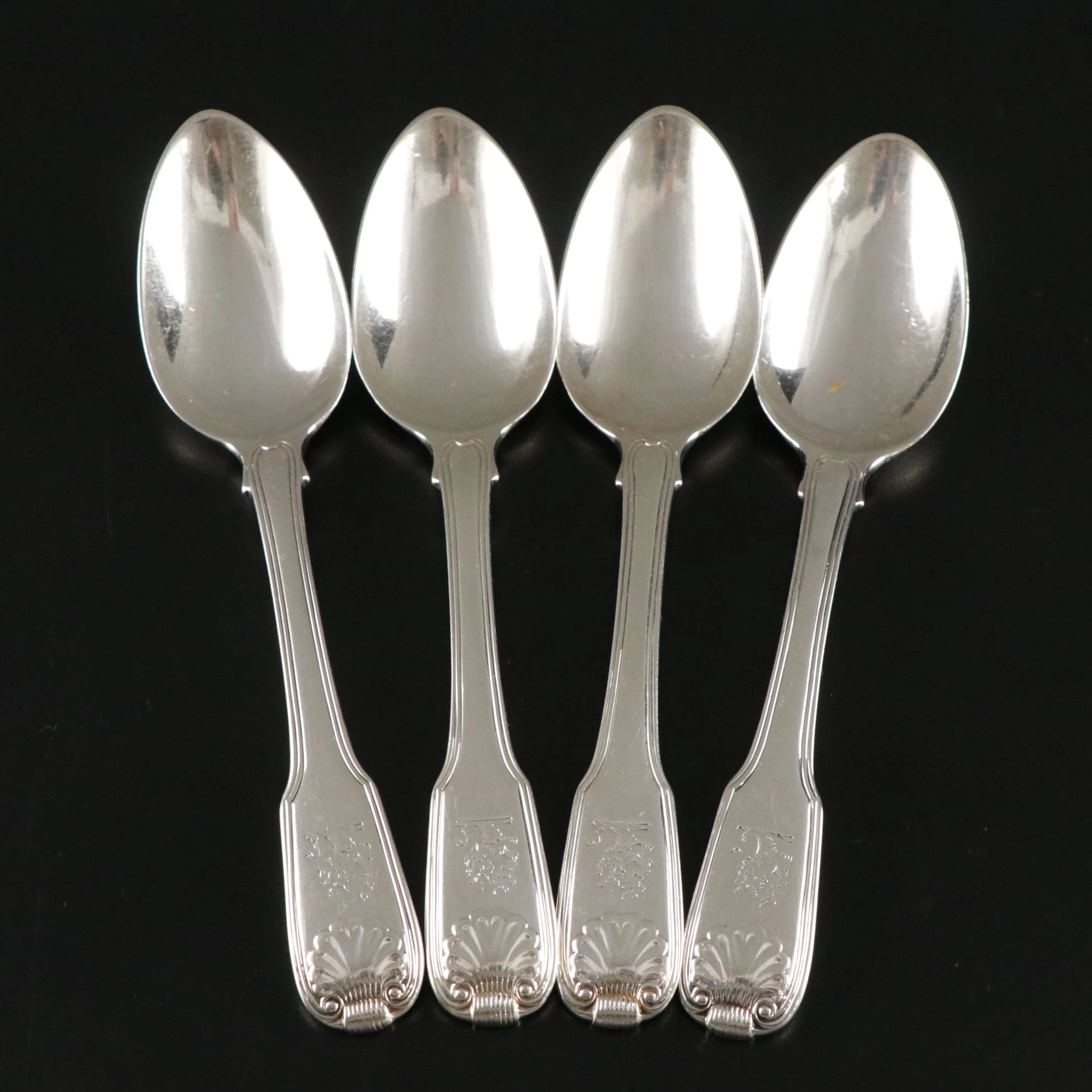 Thomas Barker Sterling Silver Spoons, Early 19th Century