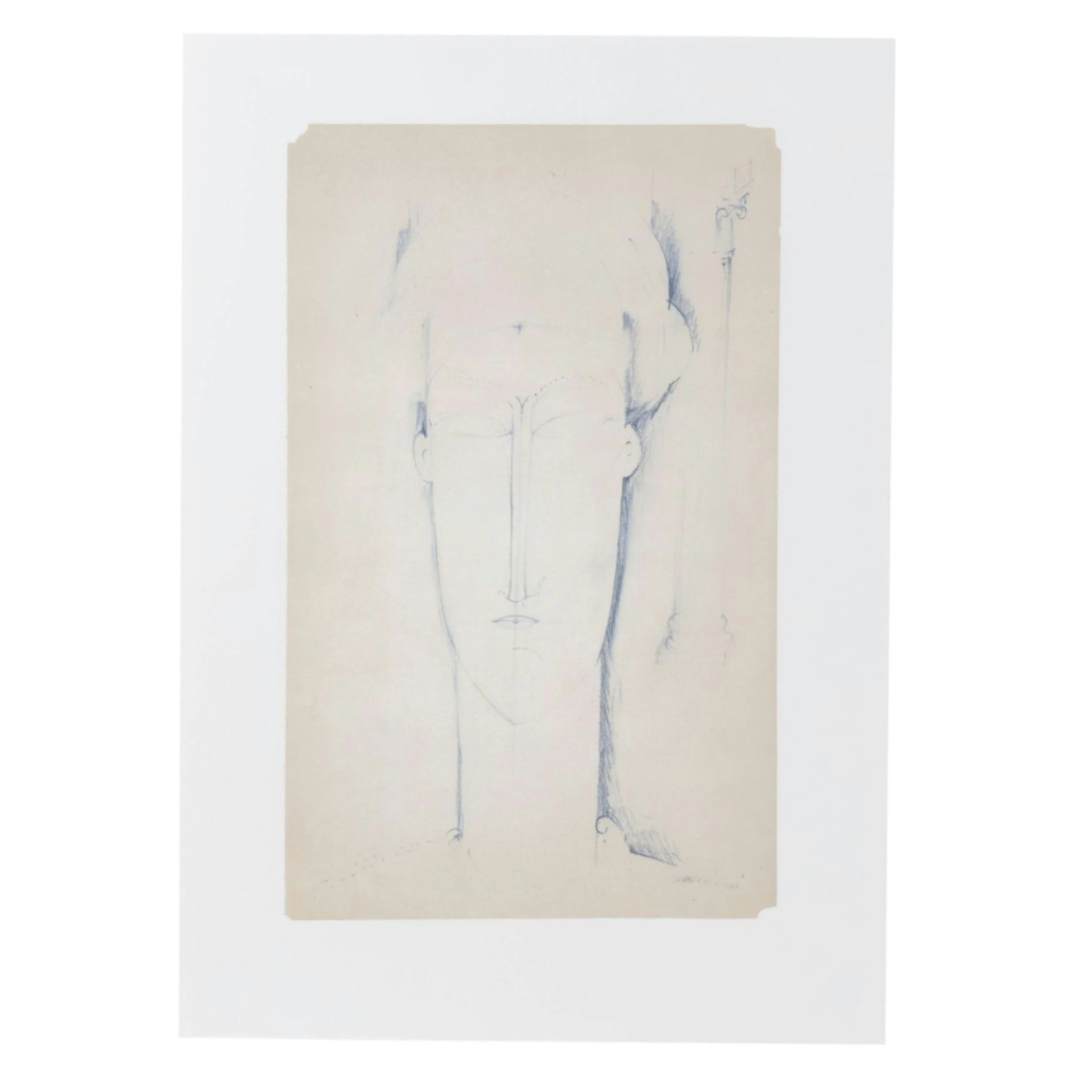 Offset Lithograph After Amedeo Modigliani "Caryatid"