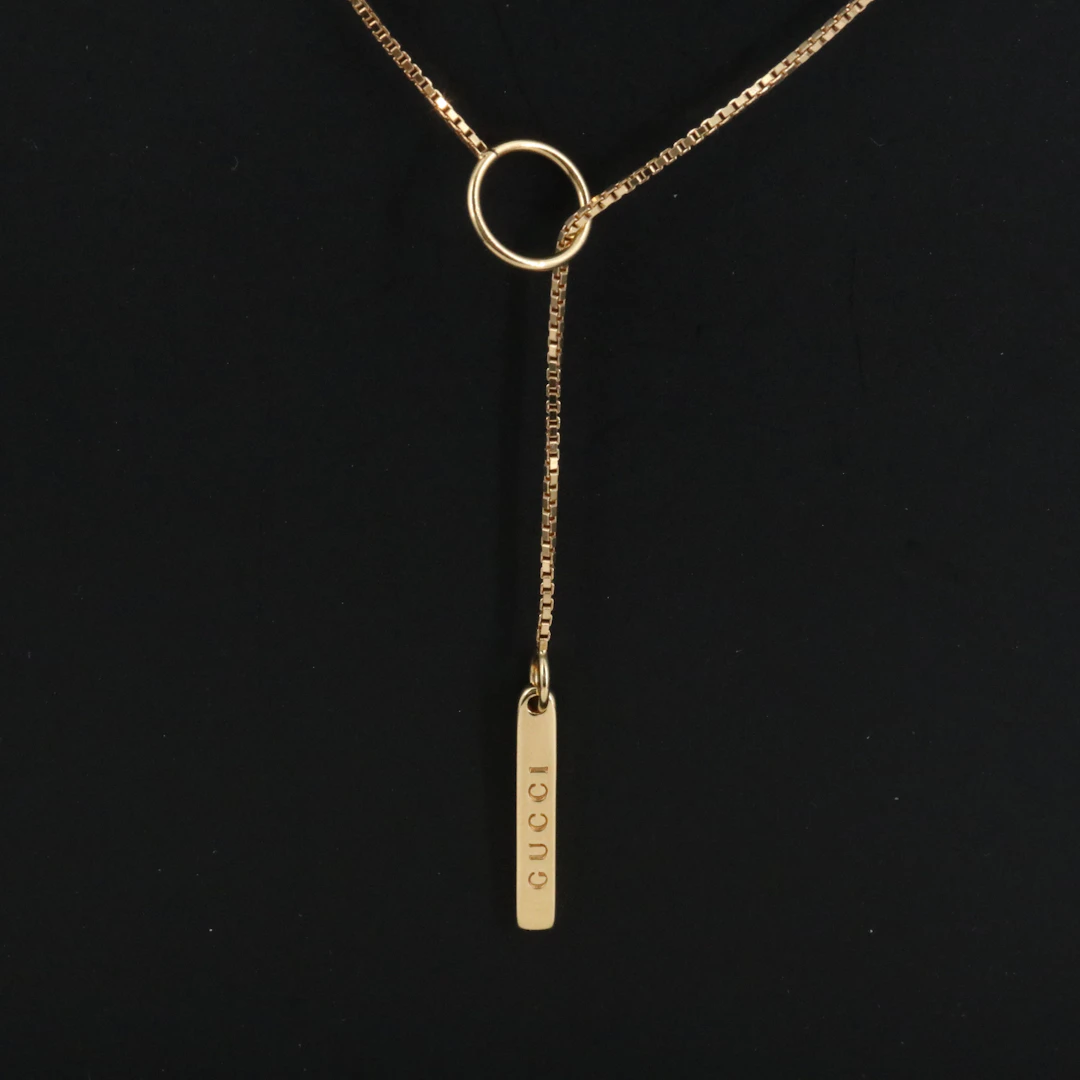 Gucci Link to Love 18K Lariat Necklace