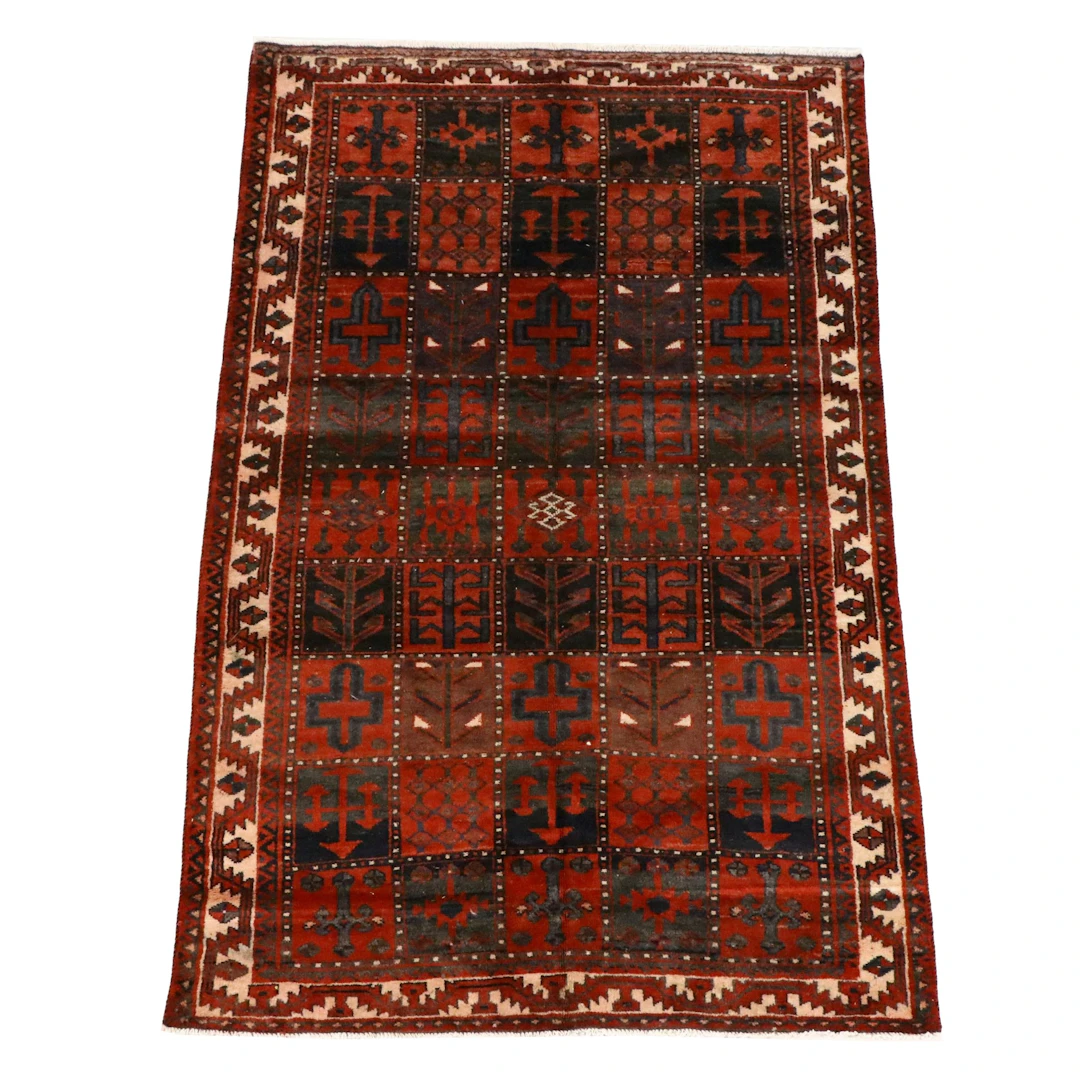 5'5 x 8'8 Hand-Knotted Persian Bakhtiari Area Rug