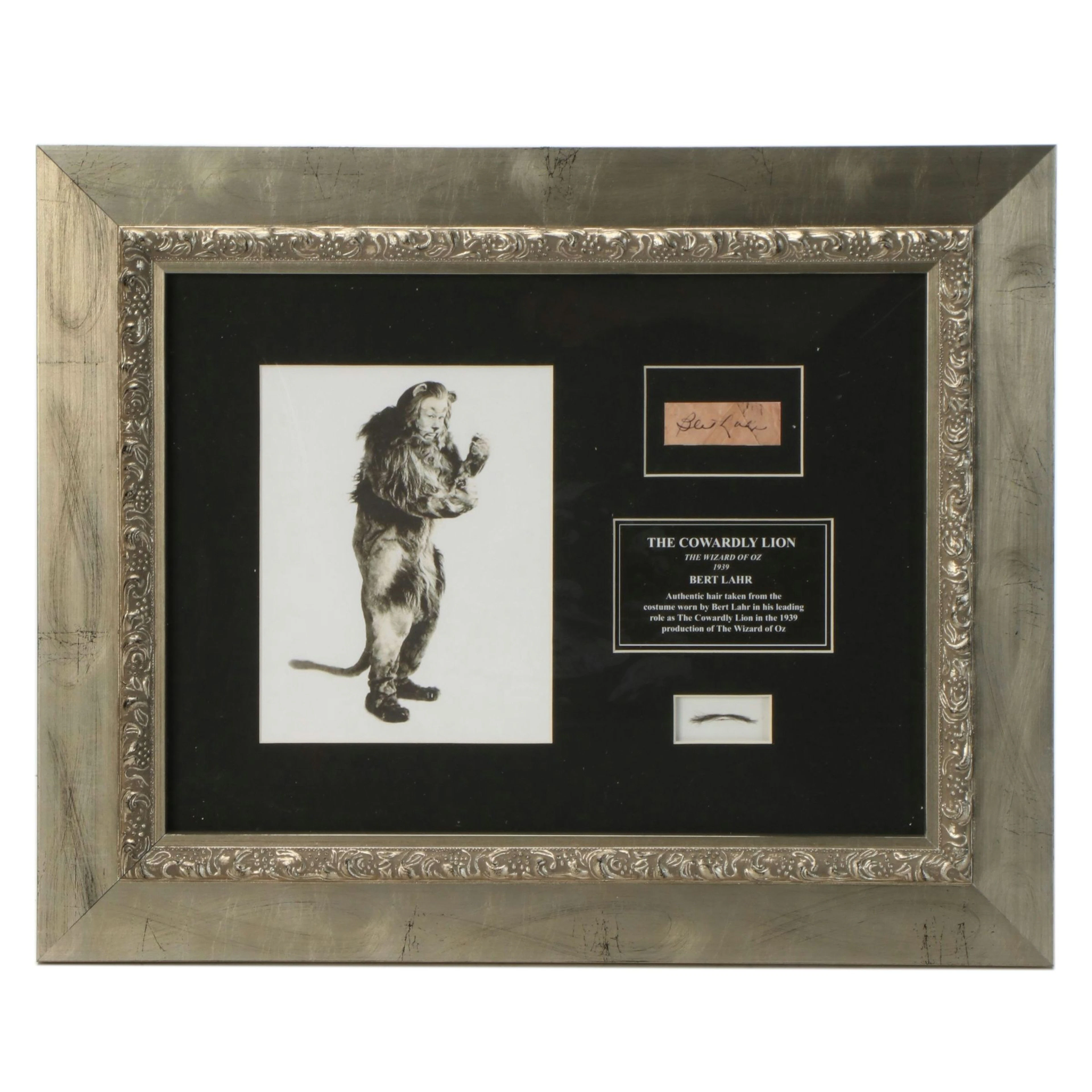 Bert Lahr "The Wizard of Oz: The Cowardly Lion" Costume Relic