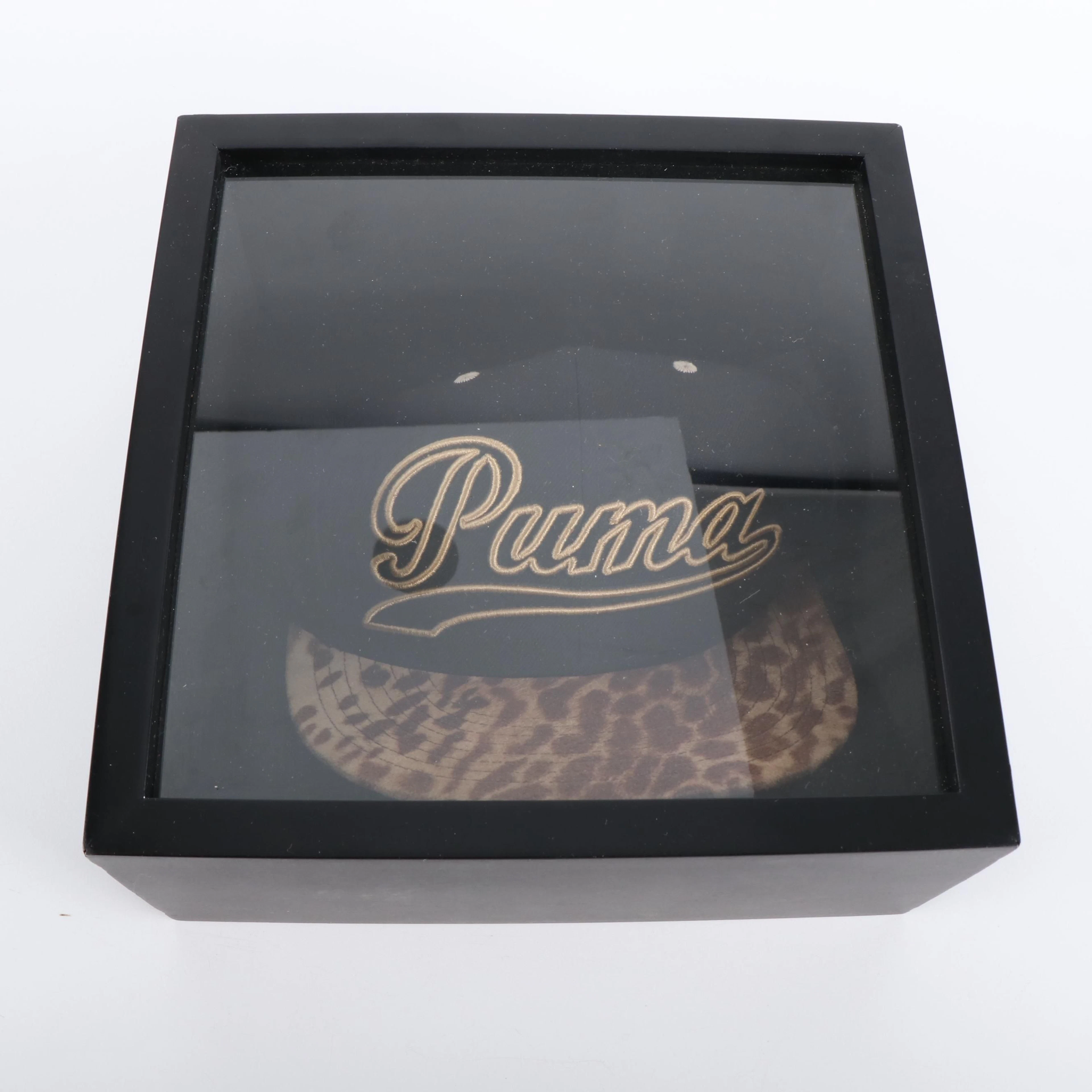 Puma Leopard Snapback Hat with Display