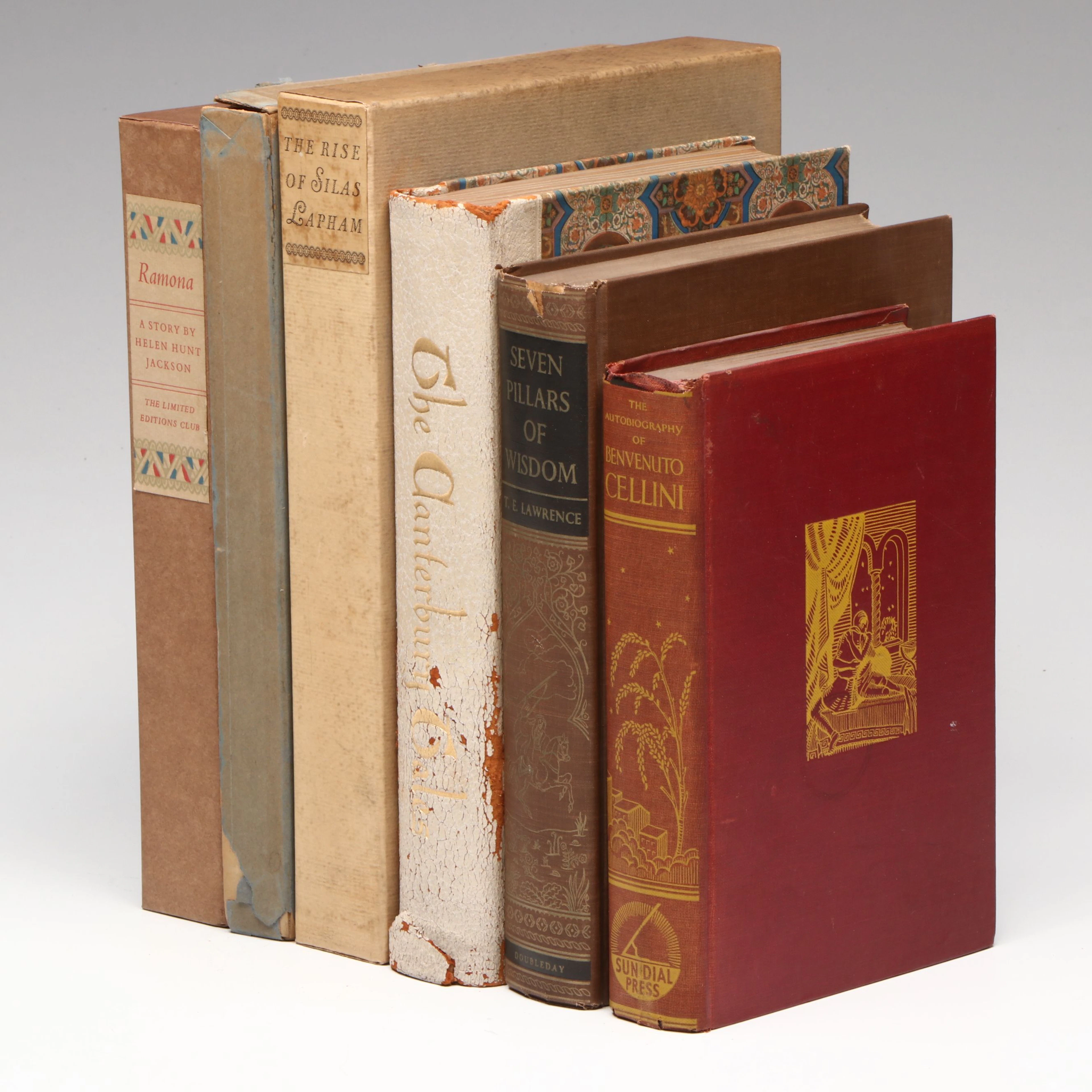 Illustrated "Ramona" by Helen Hunt Jackson and More Books, Mid-20th Century