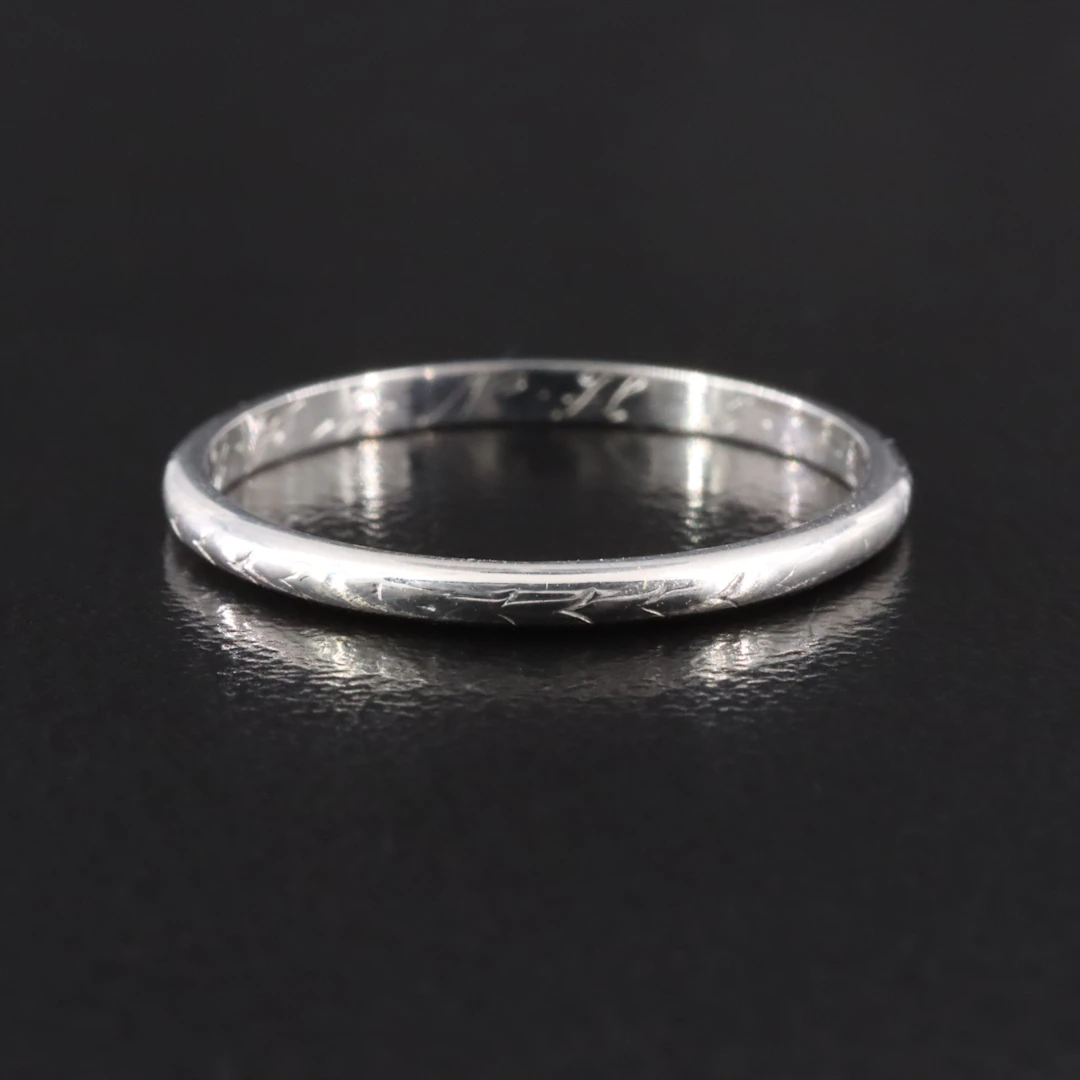 Vintage Belais 18K Band, 1930s