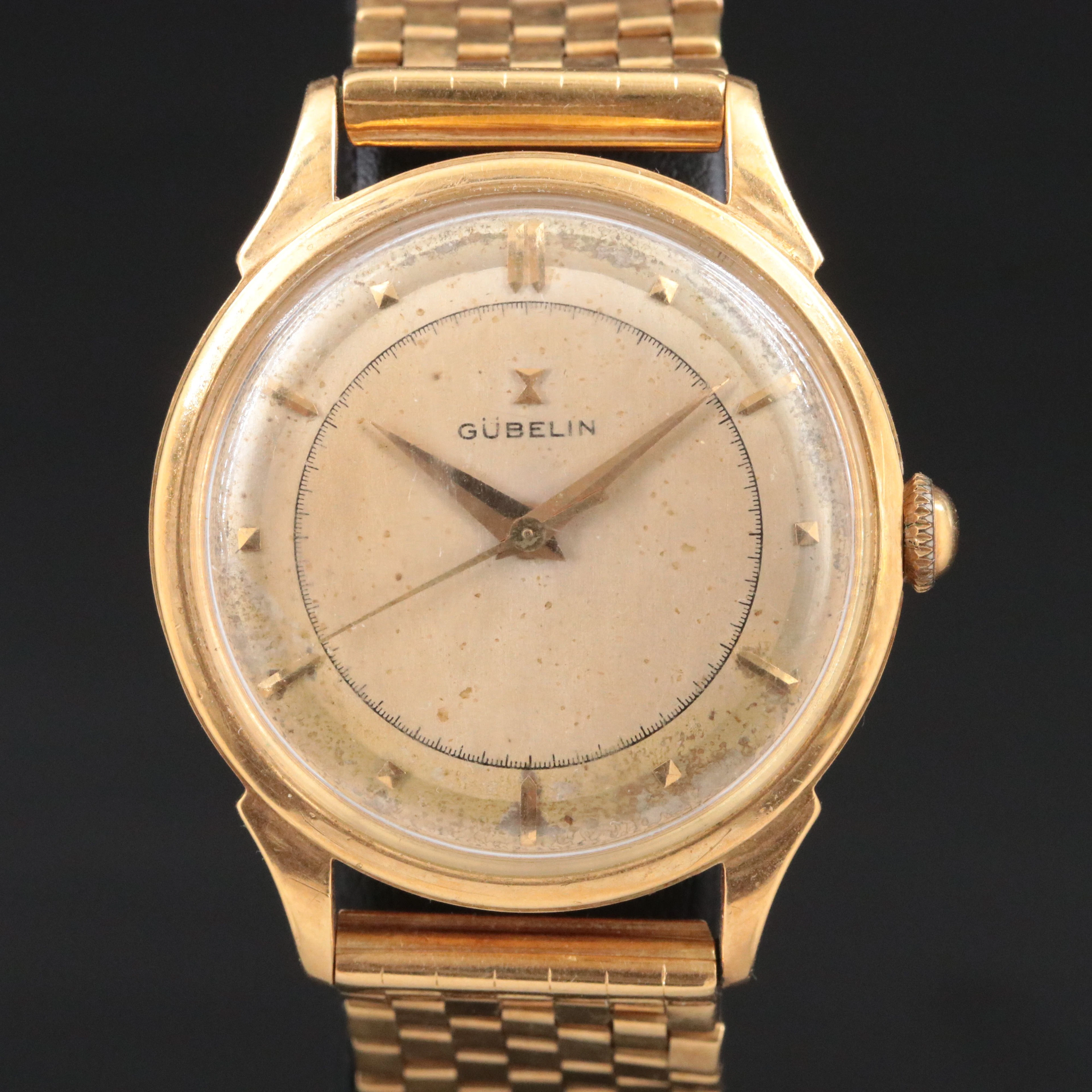 18K Gubelin Vintage Automatic Bidynator Watch