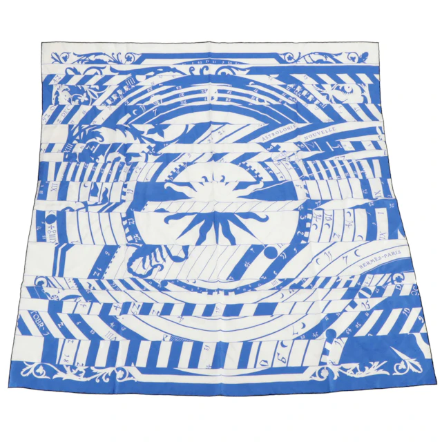 Hermès "Astrologie Nouvelle" Scarf 90 in Tattoo Silk Jacquard