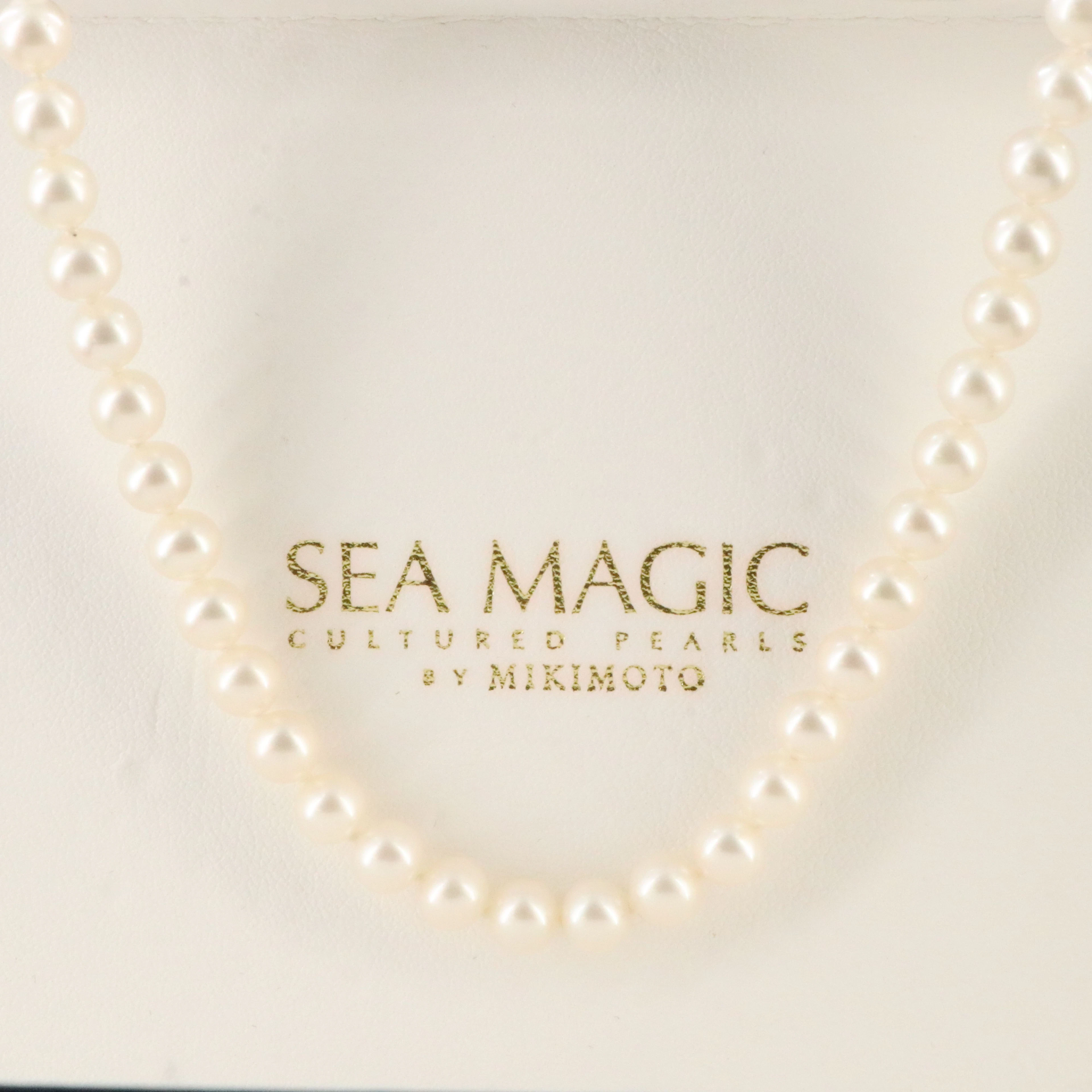 Sea Magic by Blue Lagoon Pearl Princess Length Necklace with a 14K Clasp