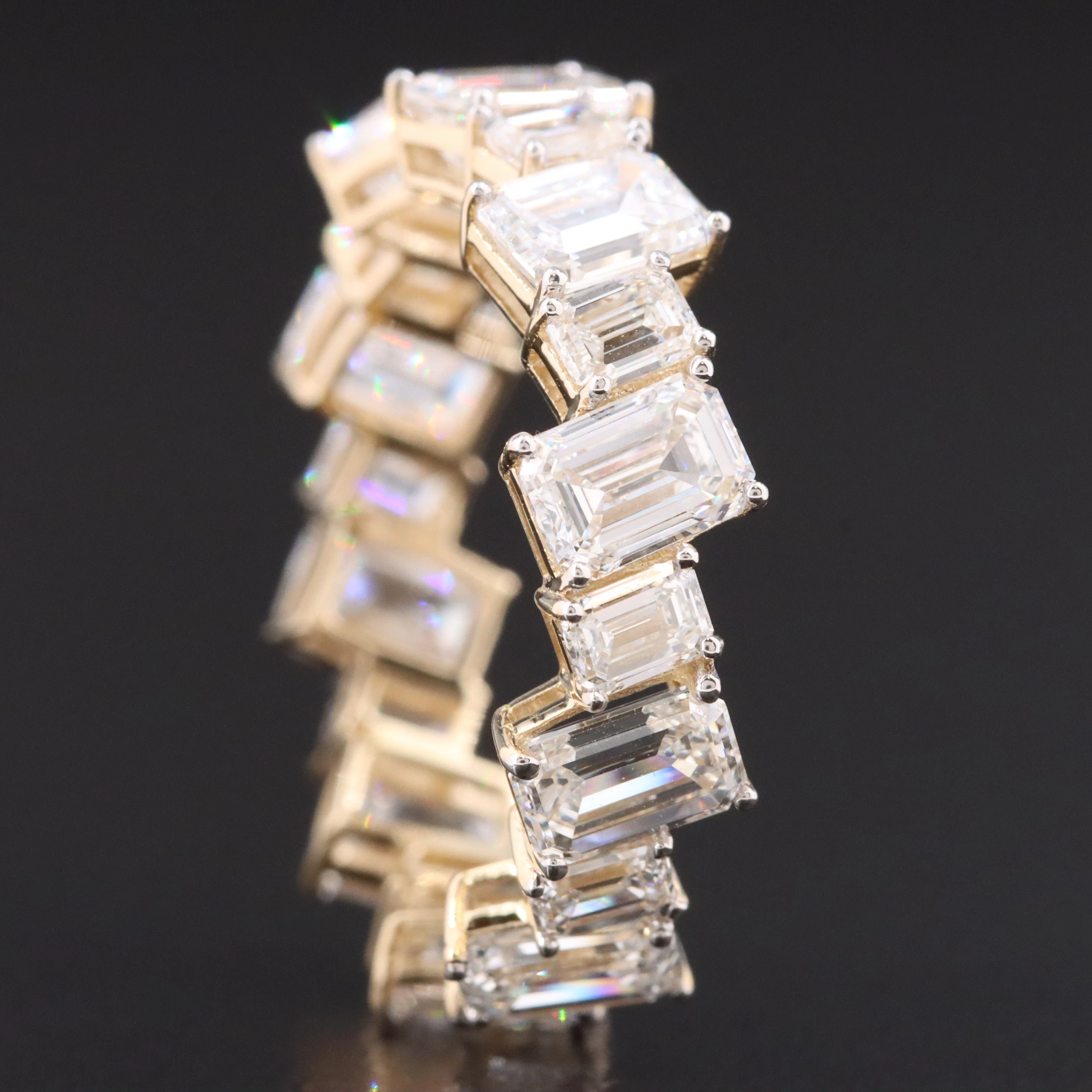 14K 4.68 CTW Lab Grown Diamond Eternity Band
