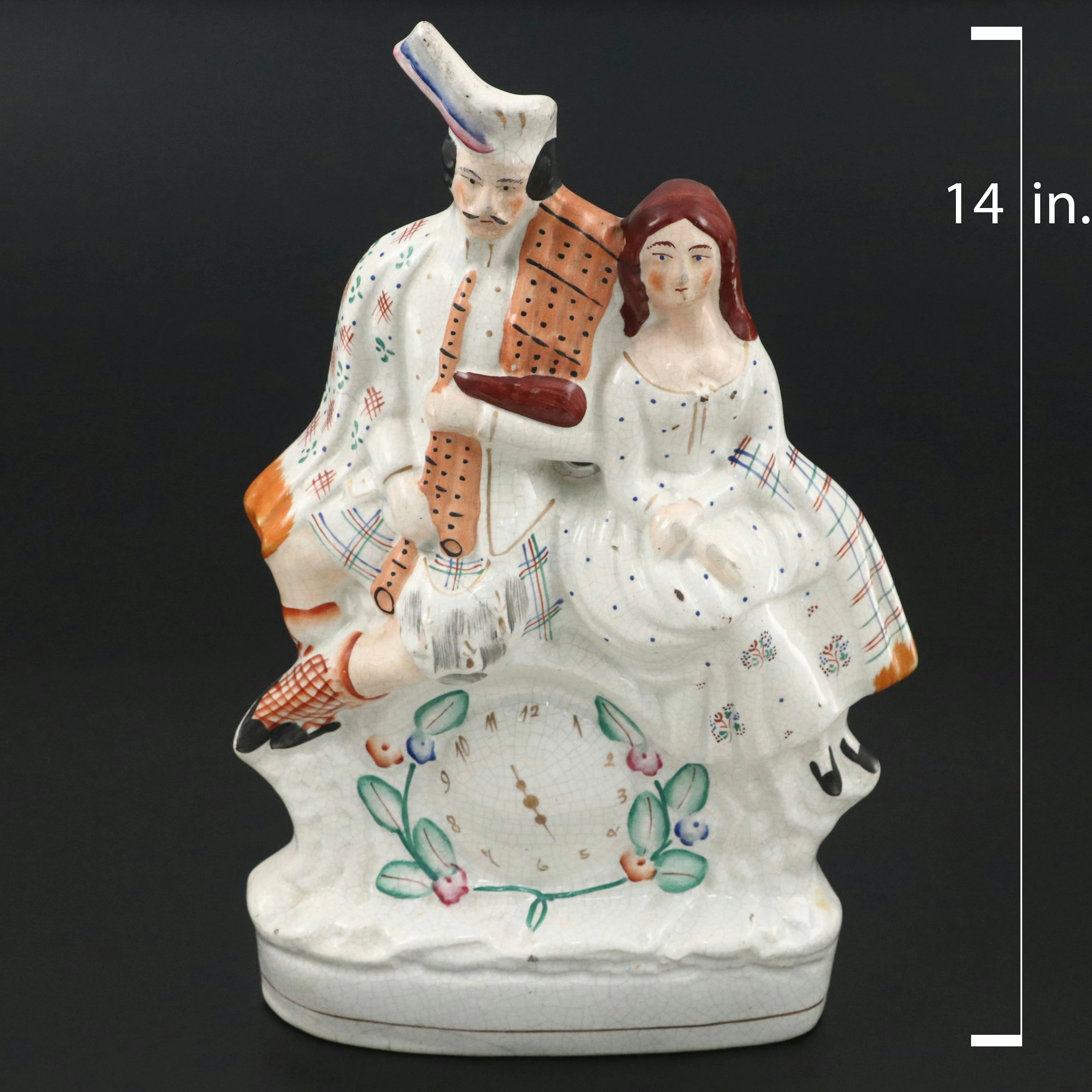 Antique Staffordshire English Figurine, 19th Century