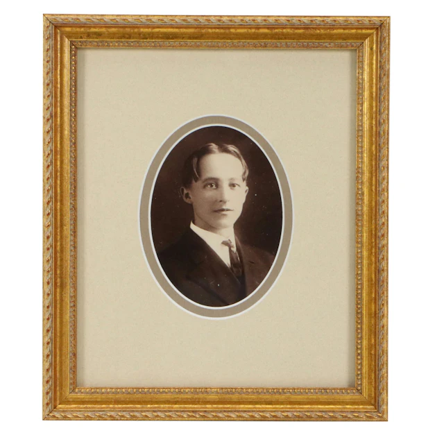 Portrait Photograph of a Young Man, Early 20th Century
