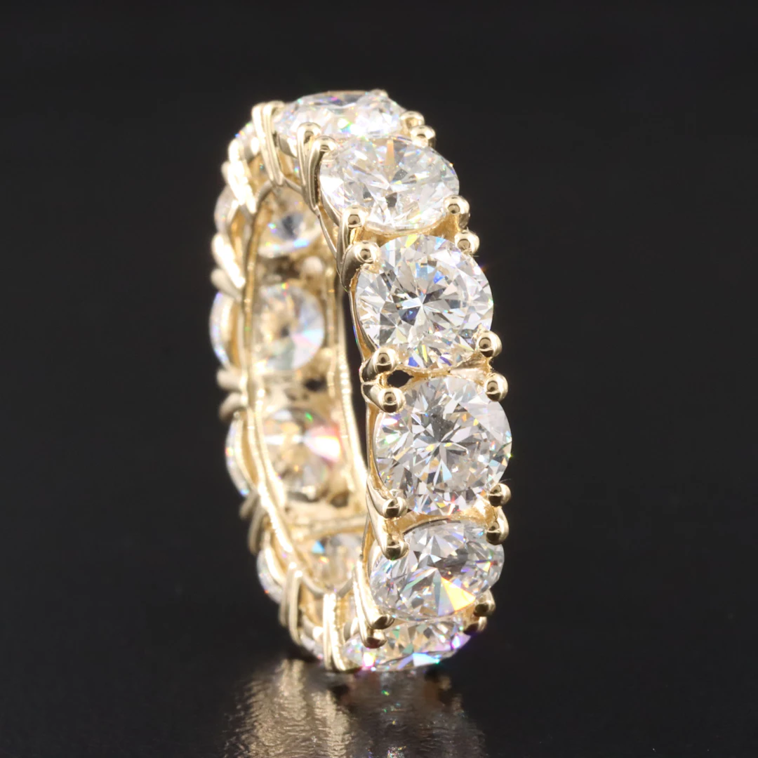 14K 9.37 CTW Lab Grown Diamond Eternity Band