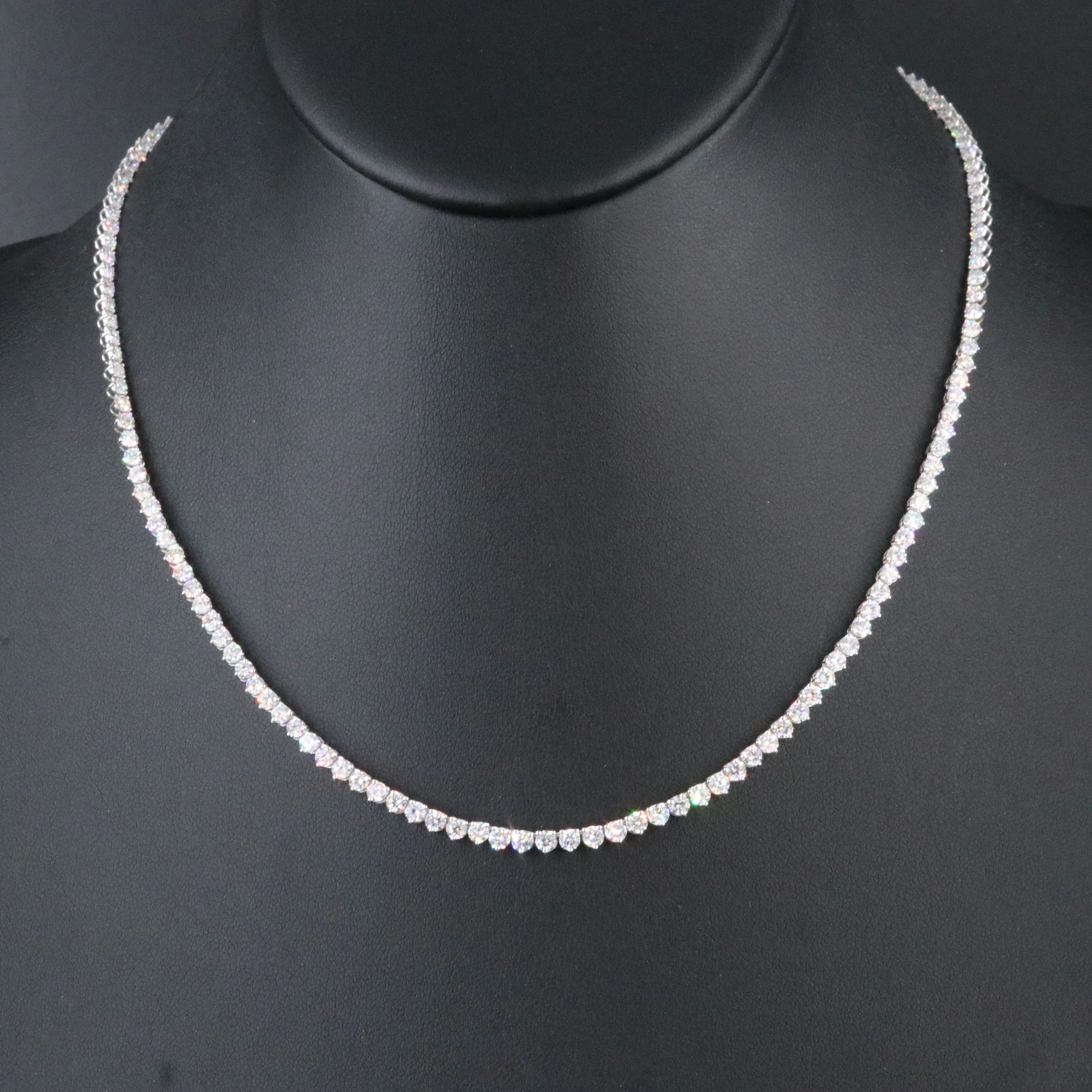 14K 8.45 CTW Lab Grown Diamond Necklace