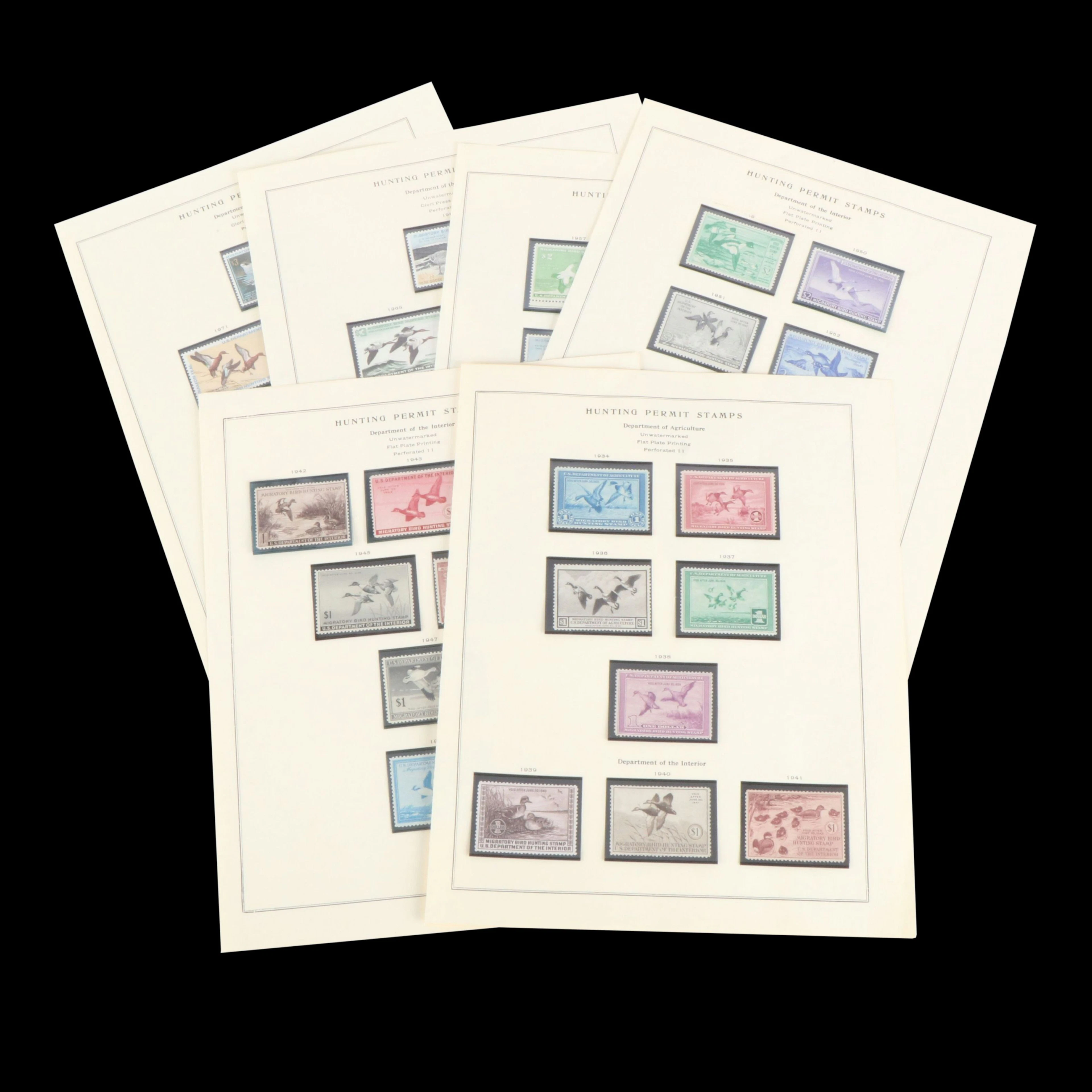 Collection of Duck Stamps, 1934-1975