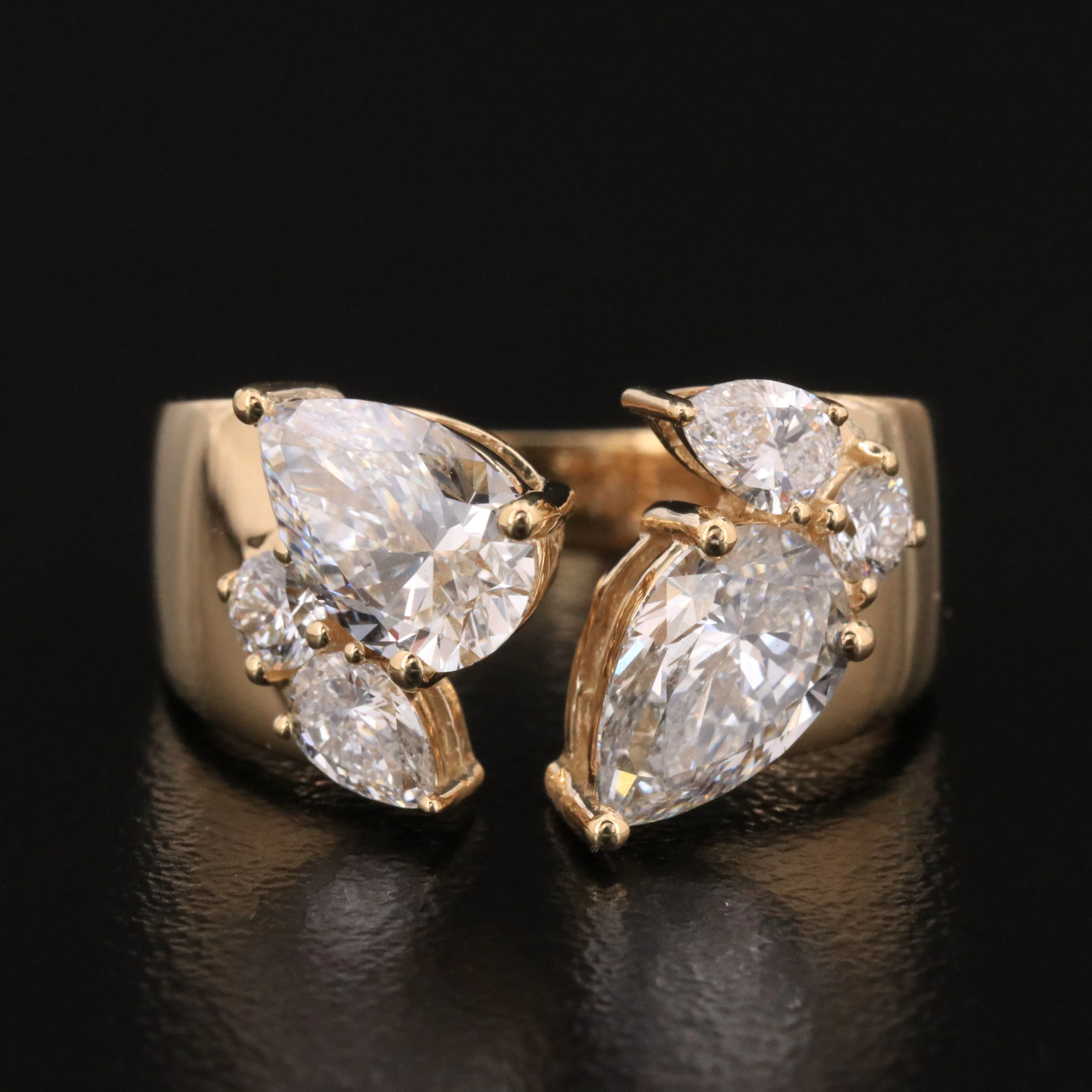 14K 2.50 CTW Lab Grown Diamond Ring with IGI Report