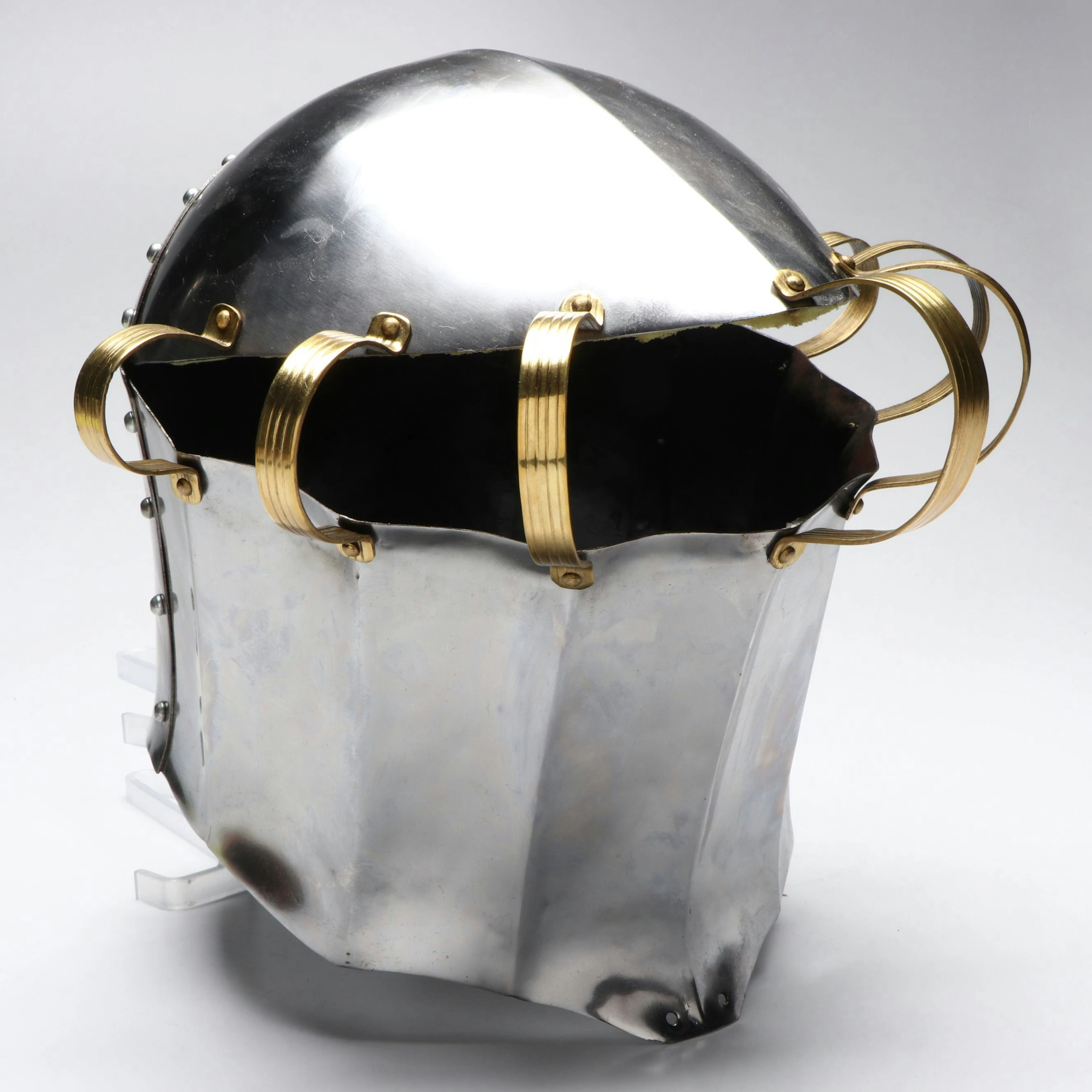 Steampunk Style "Frog-Mouth" Fantasy Helmet
