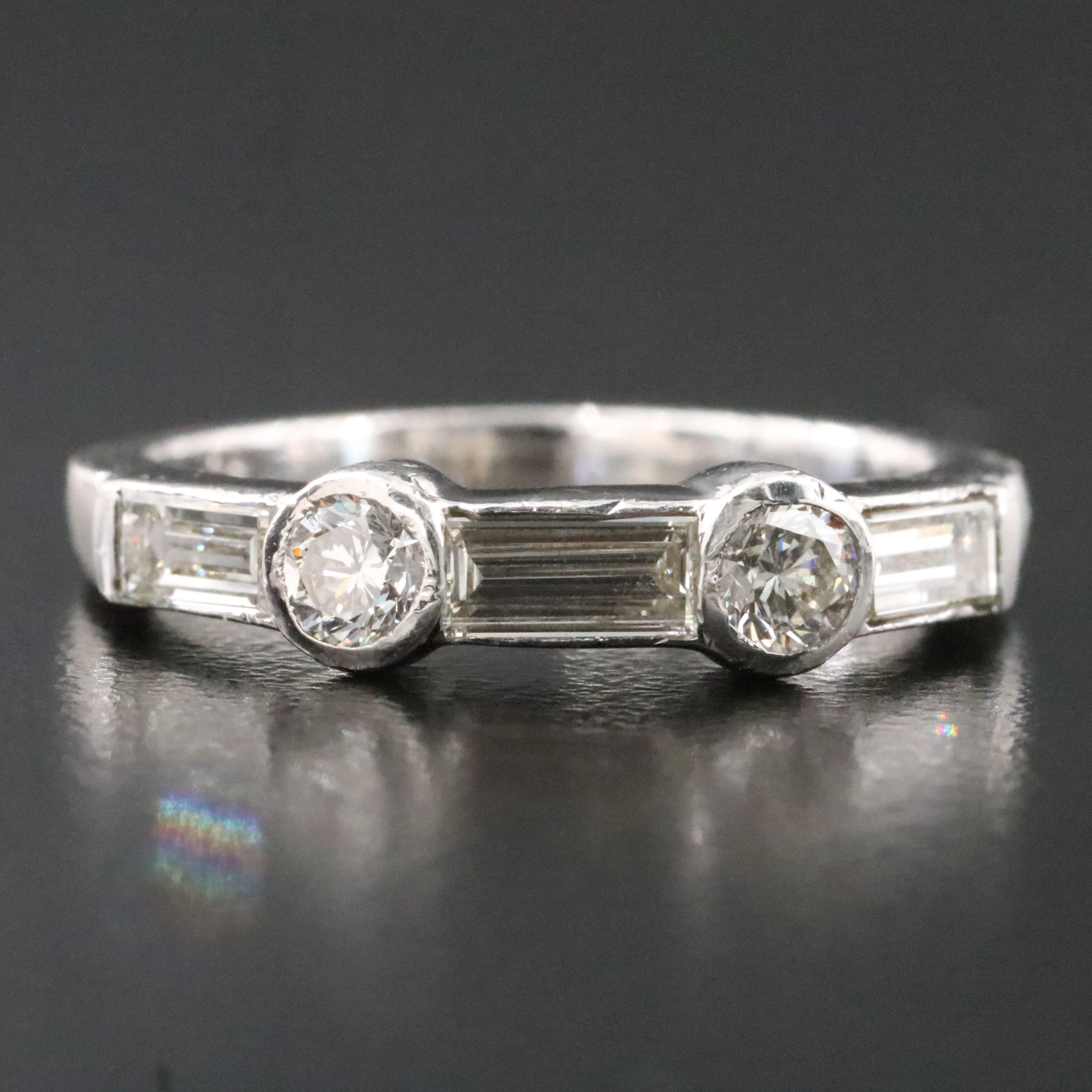Platinum 1.02 CTW Diamond Ring